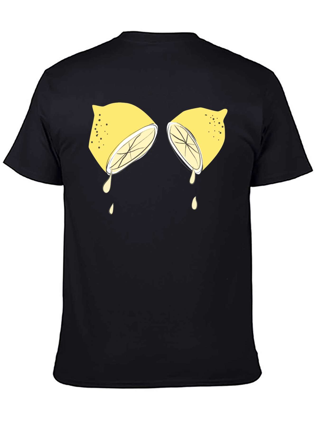 Lemon Graphic Tee - Funny Fruit T-Shirt