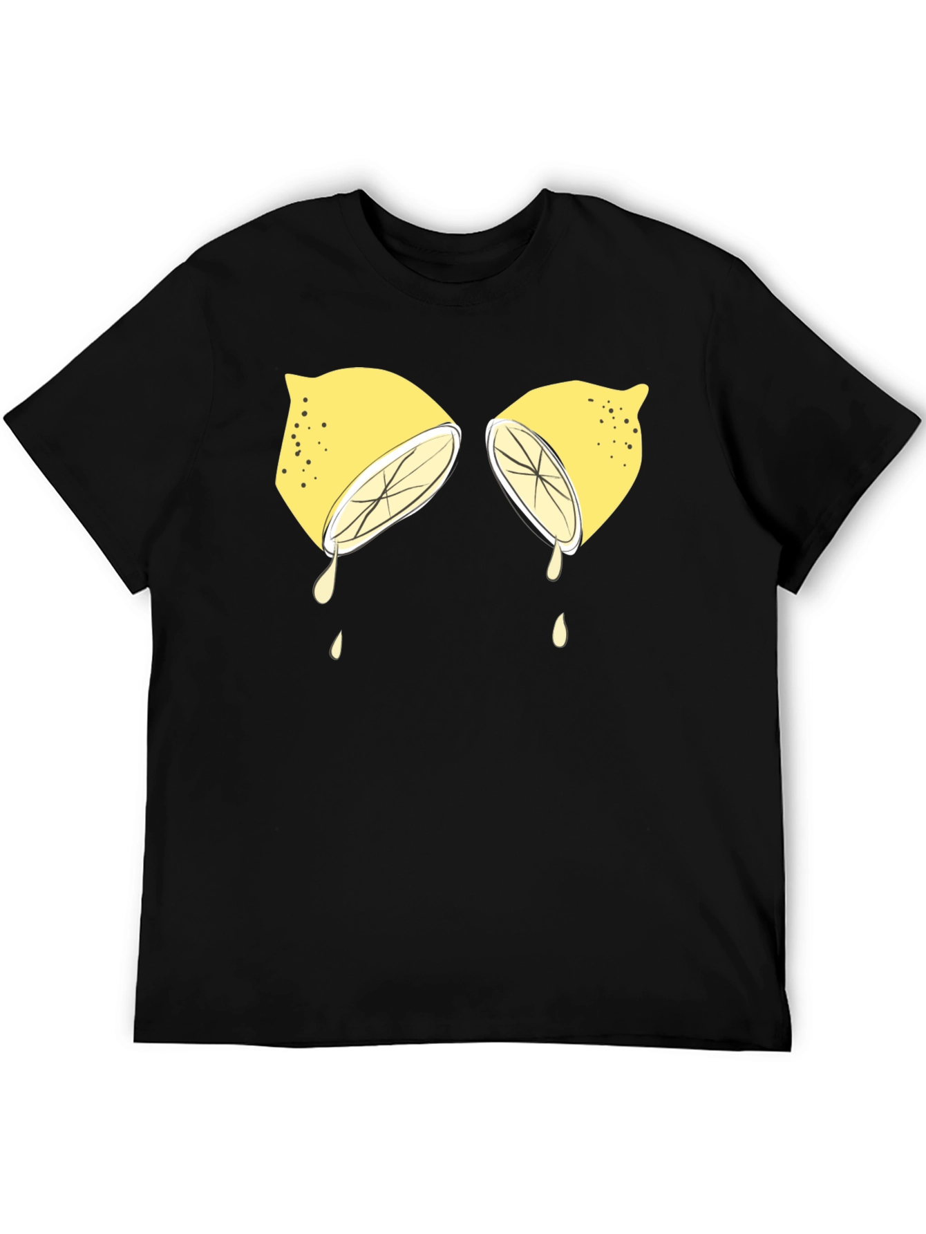 Lemon Graphic Tee - Funny Fruit T-Shirt