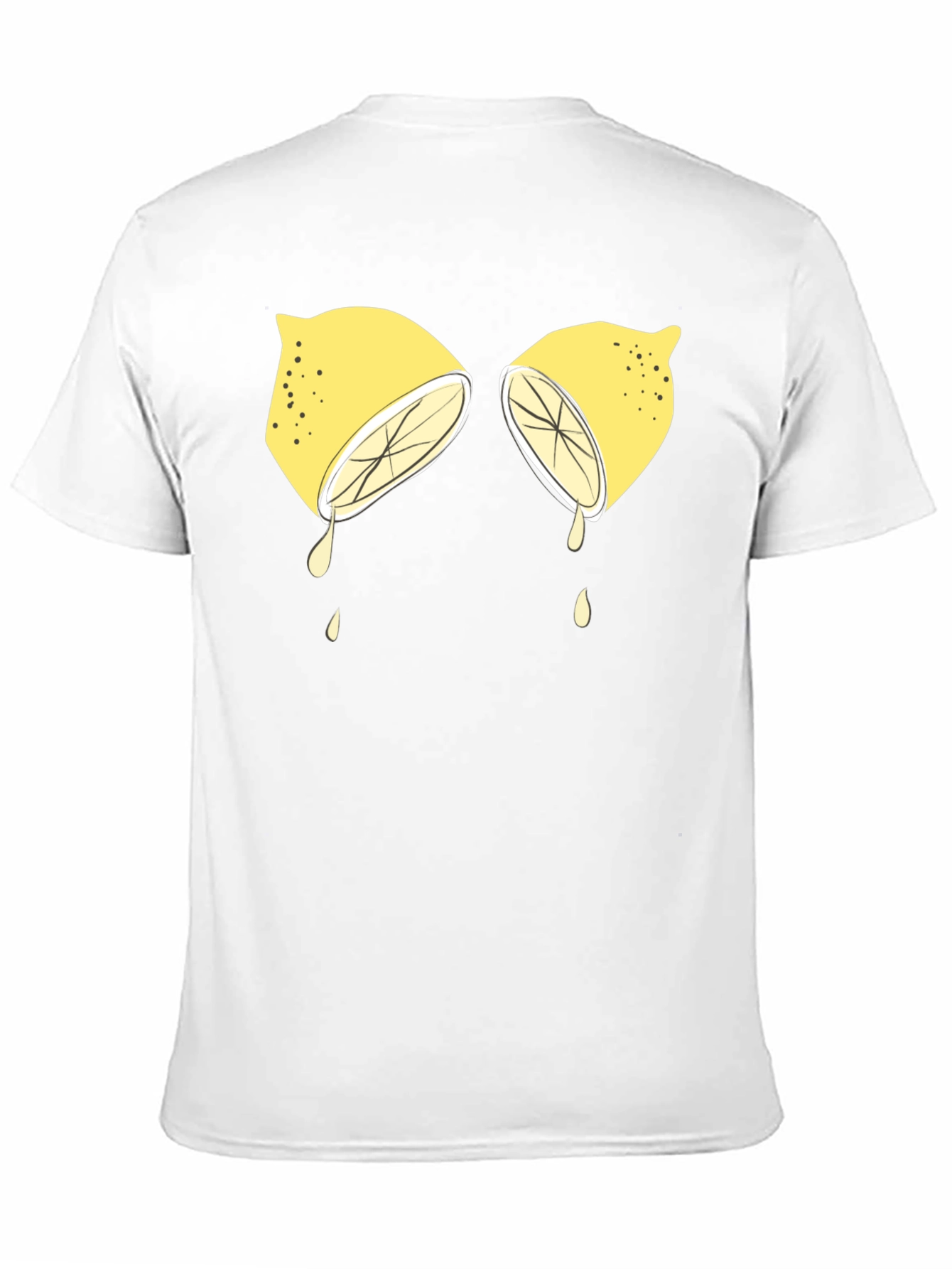 Lemon Graphic Tee - Funny Fruit T-Shirt