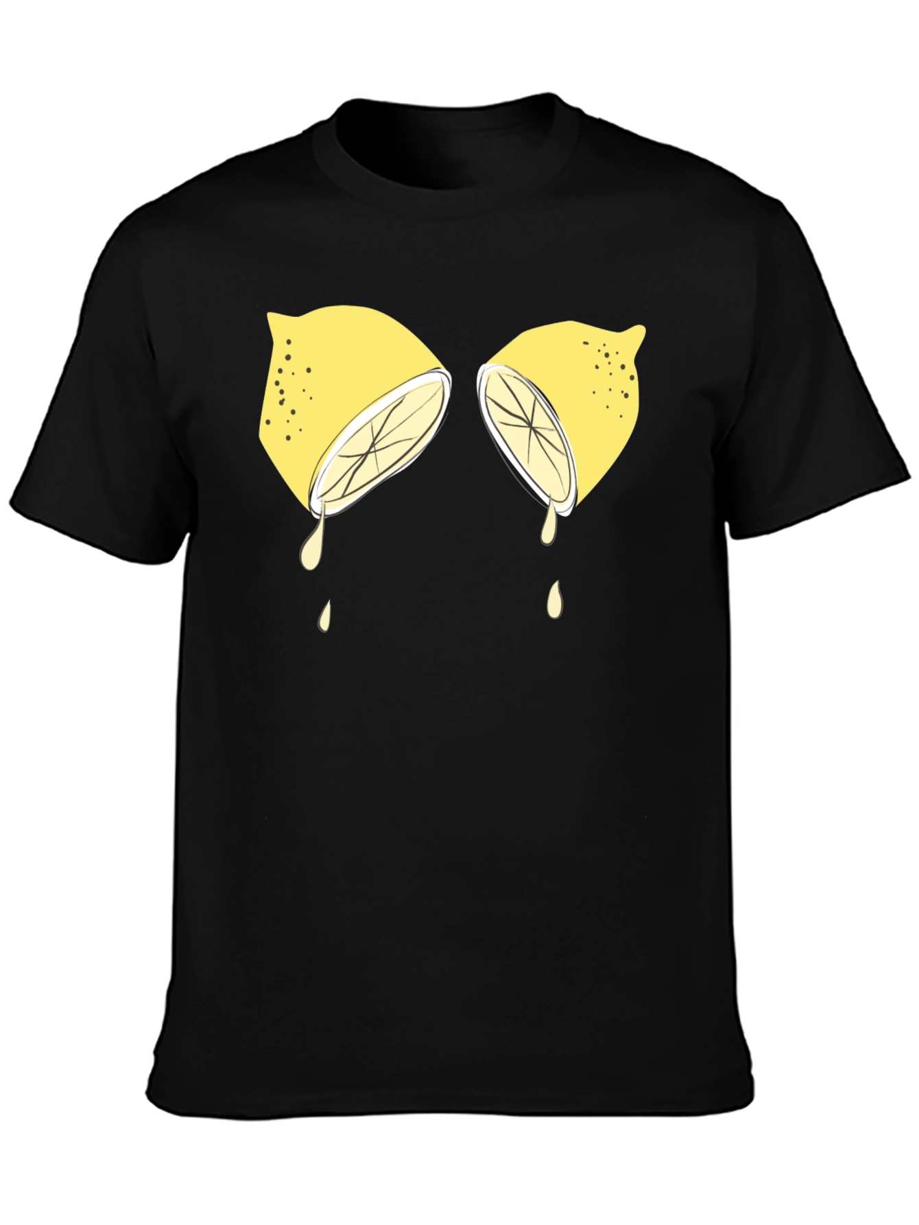 Lemon Graphic Tee - Funny Fruit T-Shirt