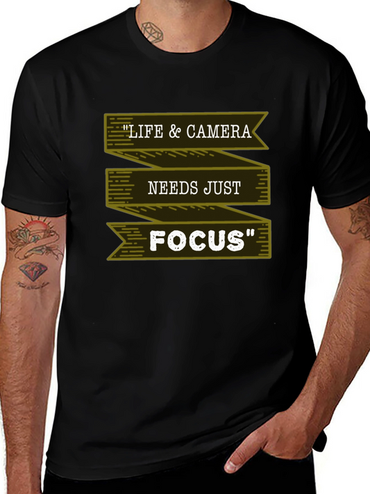 Life & Camera Focus Graphic Tee