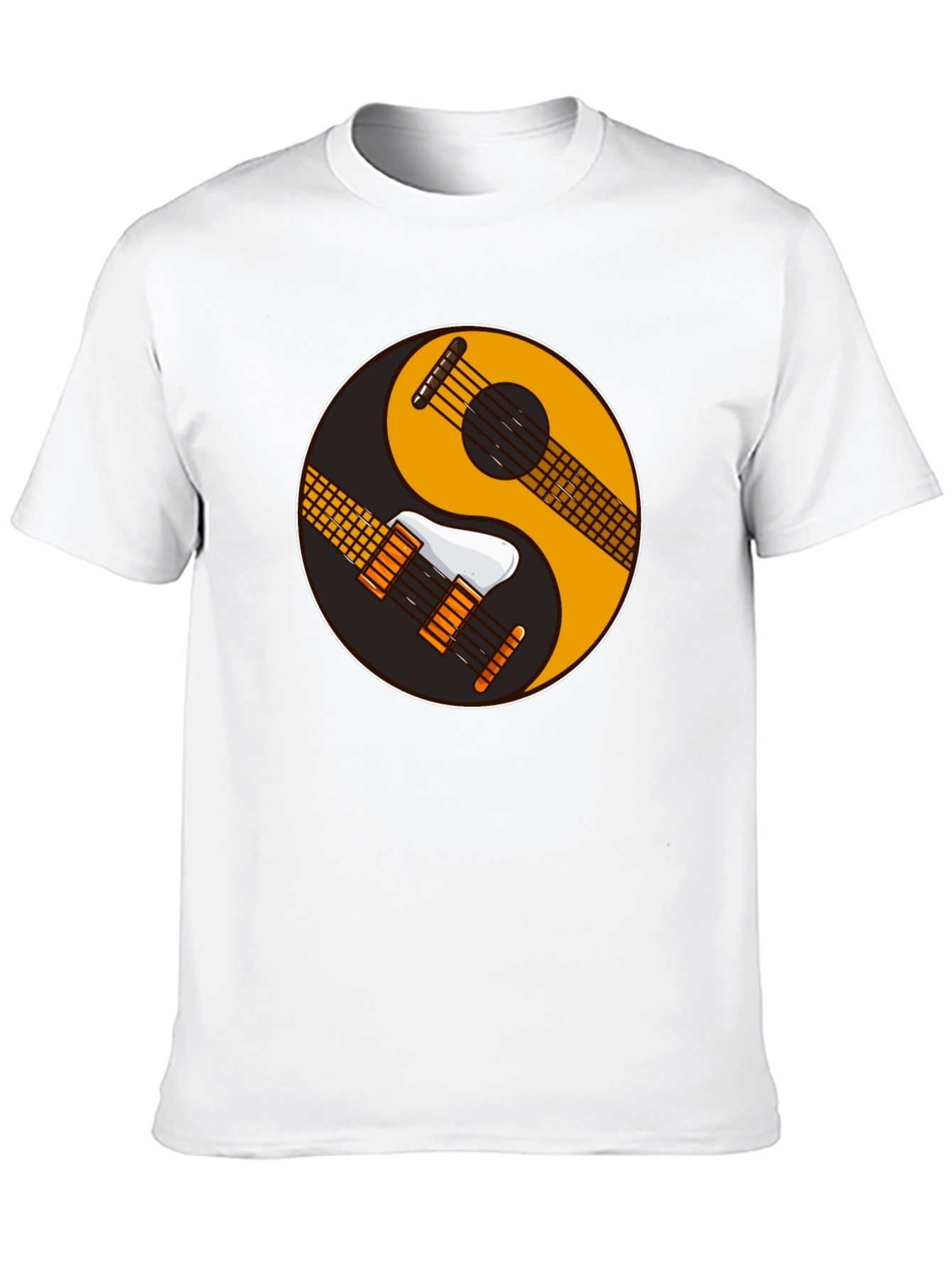 Yin Yang Guitar T-Shirt - Music Lover Tee