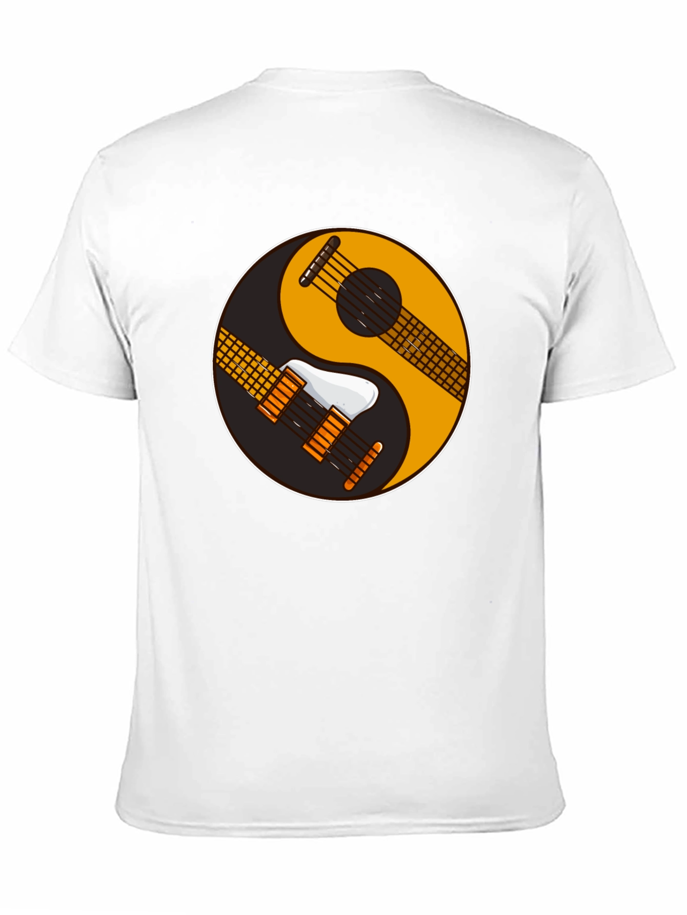 Yin Yang Guitar T-Shirt - Music Lover Tee