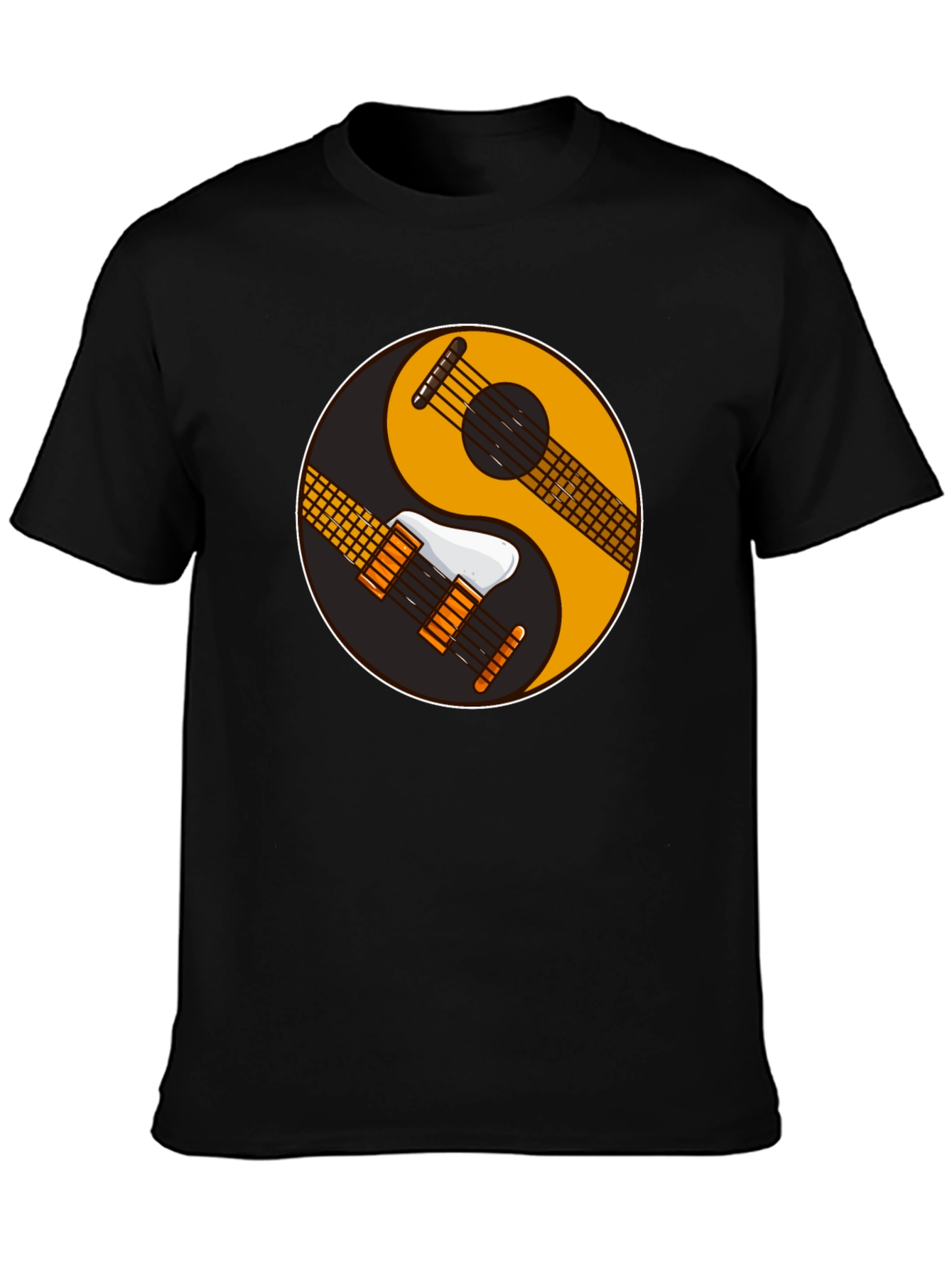 Yin Yang Guitar T-Shirt - Music Lover Tee