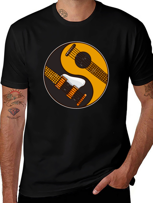 Yin Yang Guitar T-Shirt - Music Lover Tee