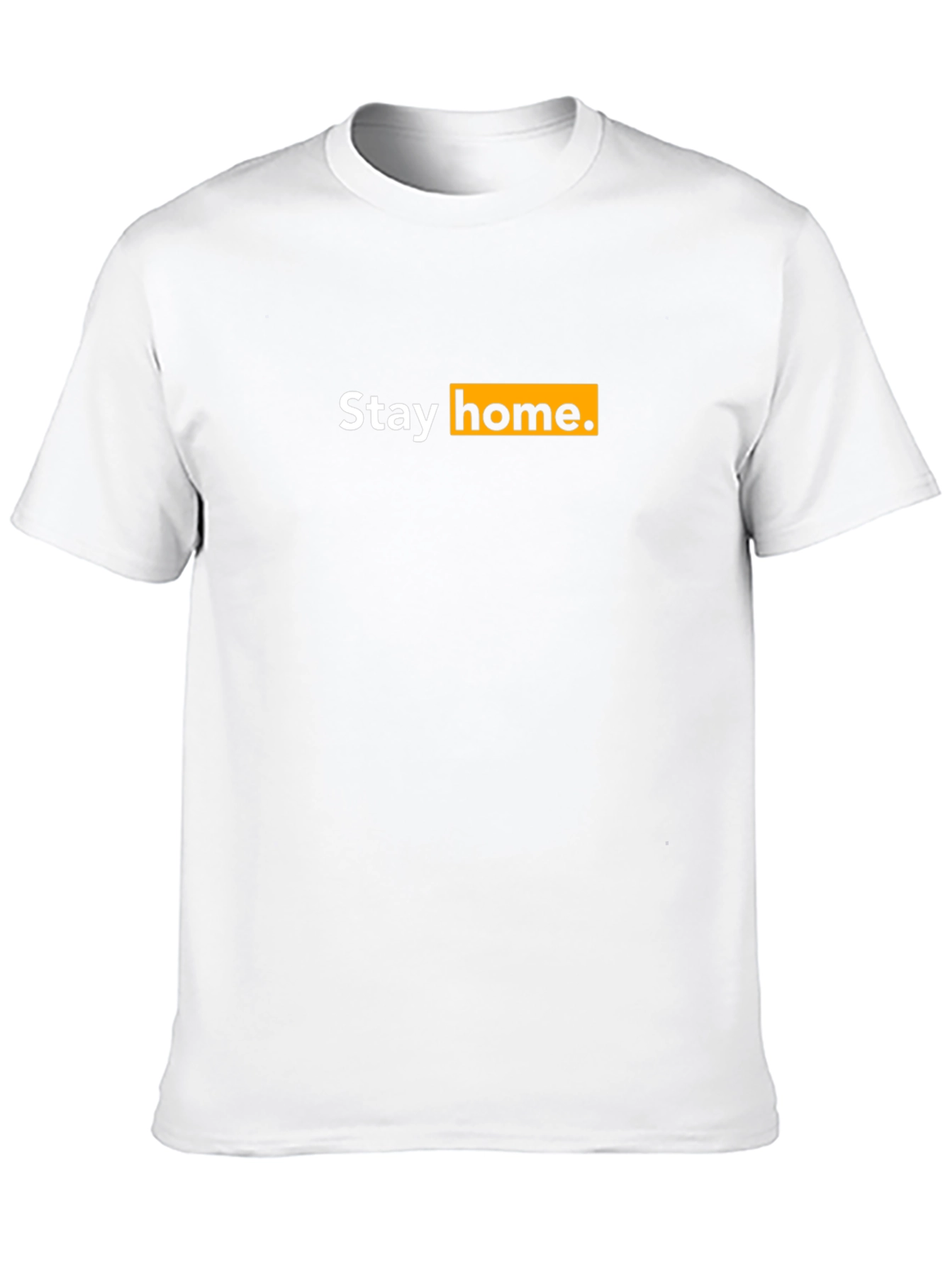 Stay Home T-Shirt - Classic Black Tee
