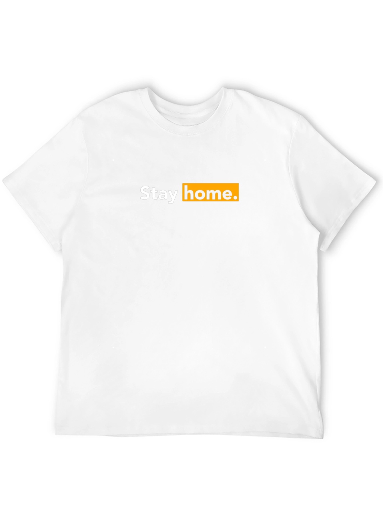 Stay Home T-Shirt - Classic Black Tee