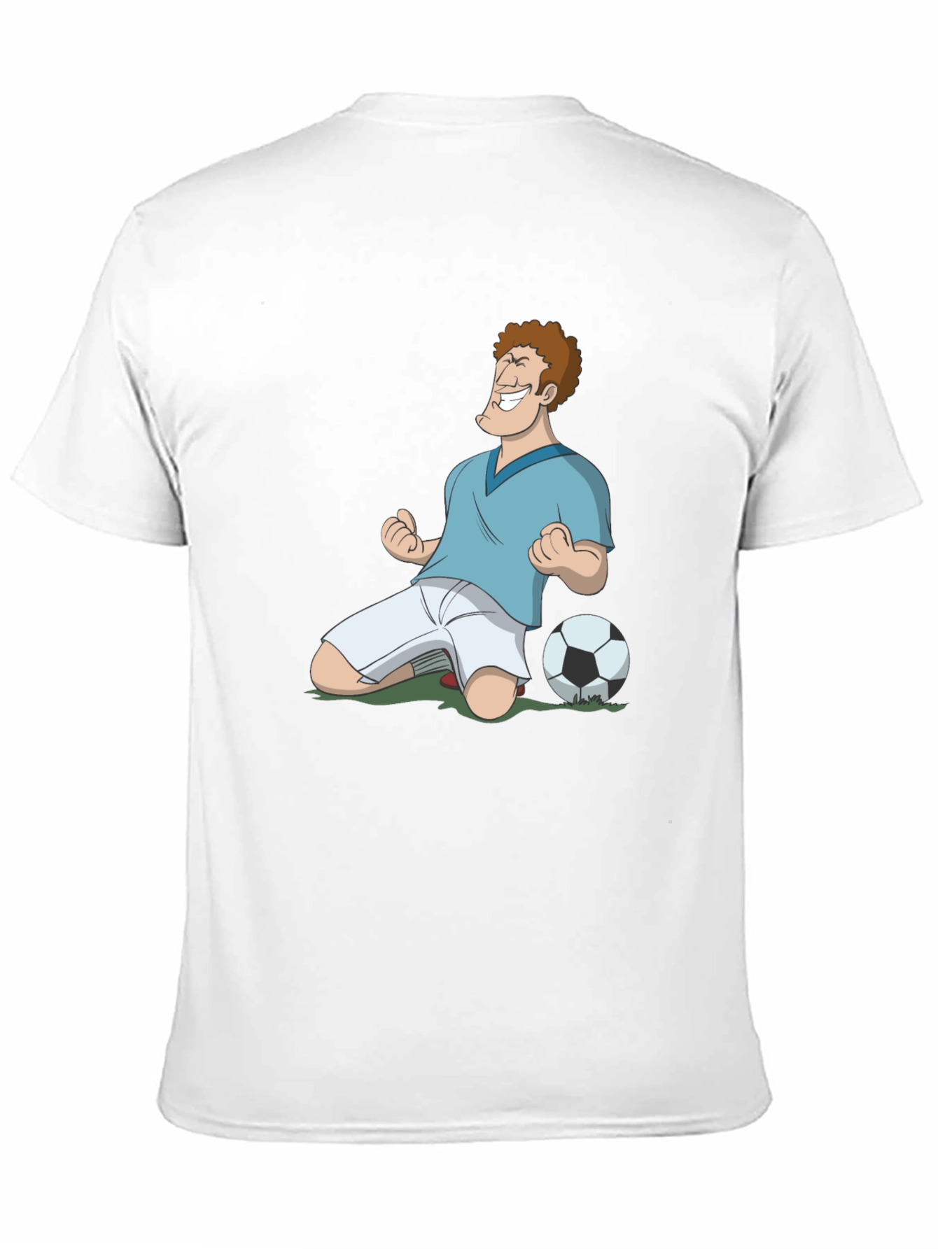 Cartoon Soccer Fan T-Shirt