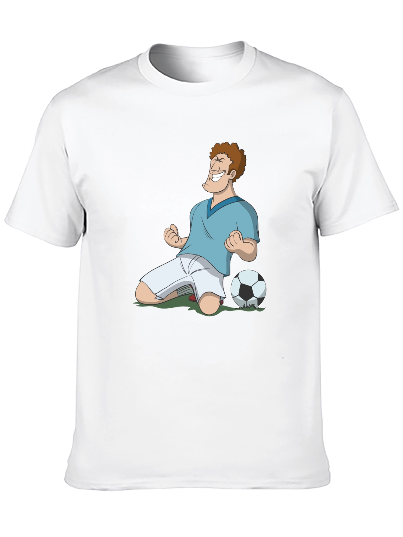 Cartoon Soccer Fan T-Shirt