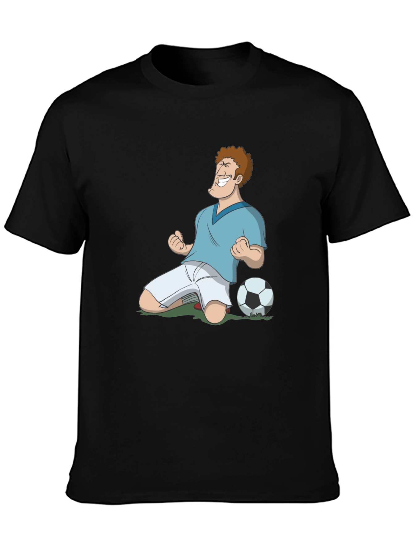 Cartoon Soccer Fan T-Shirt