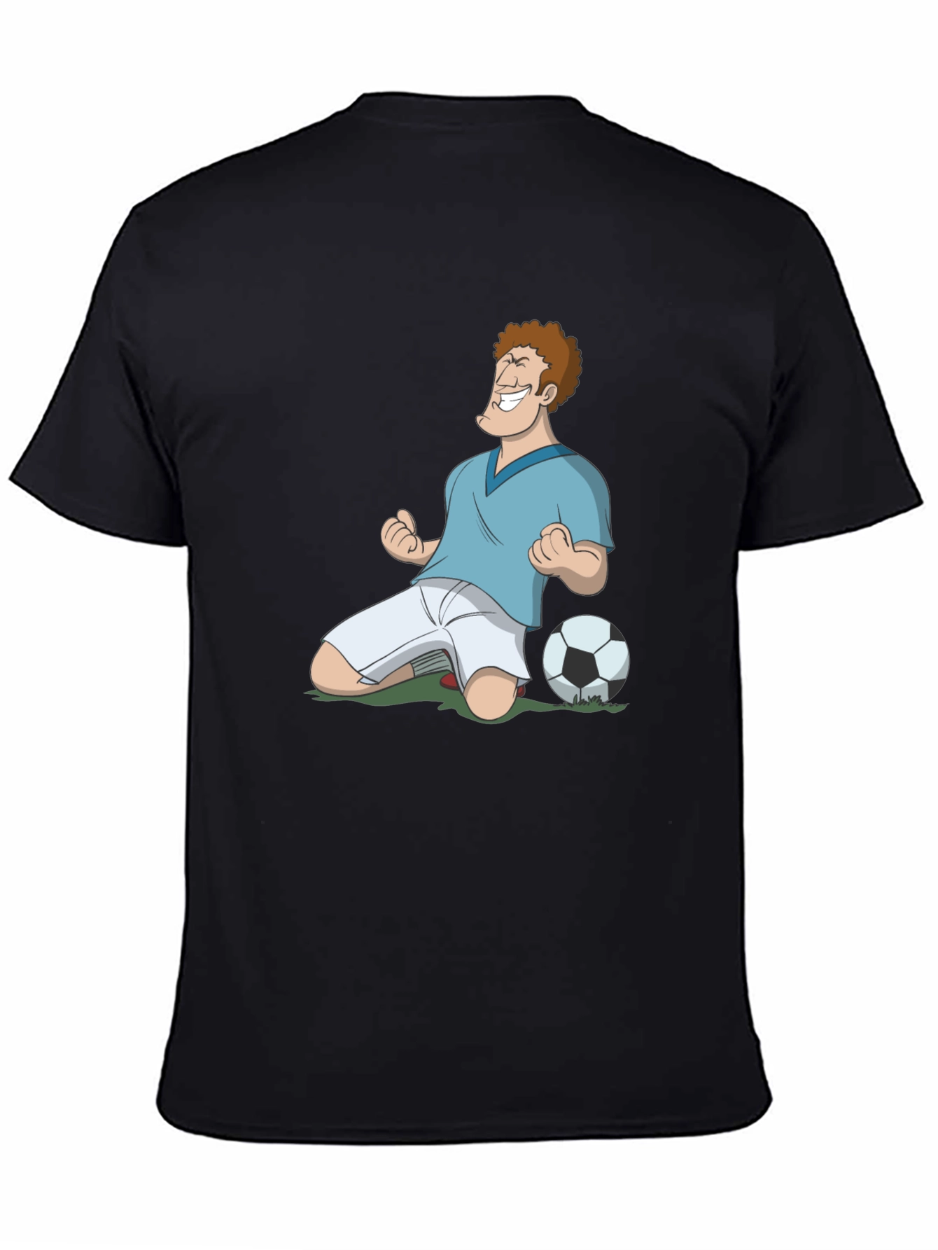 Cartoon Soccer Fan T-Shirt
