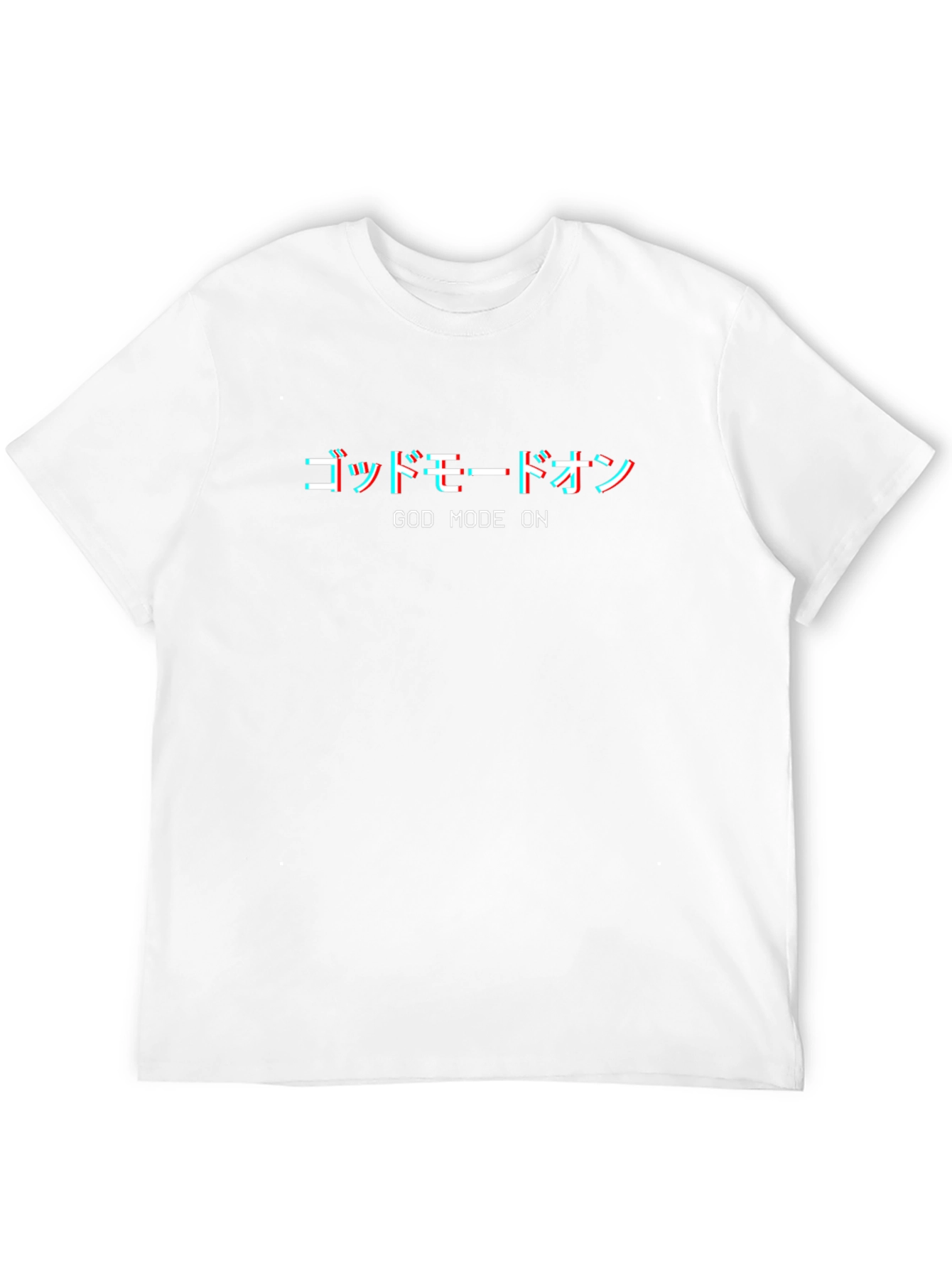 God Mode On T-Shirt - Black Crew Neck Tee