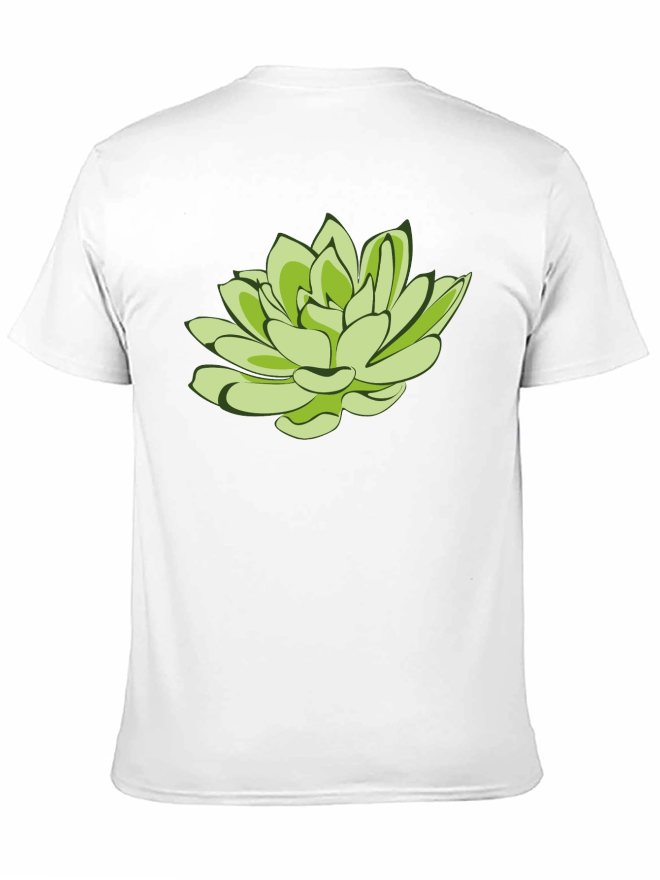 Succulent Graphic Black T-Shirt