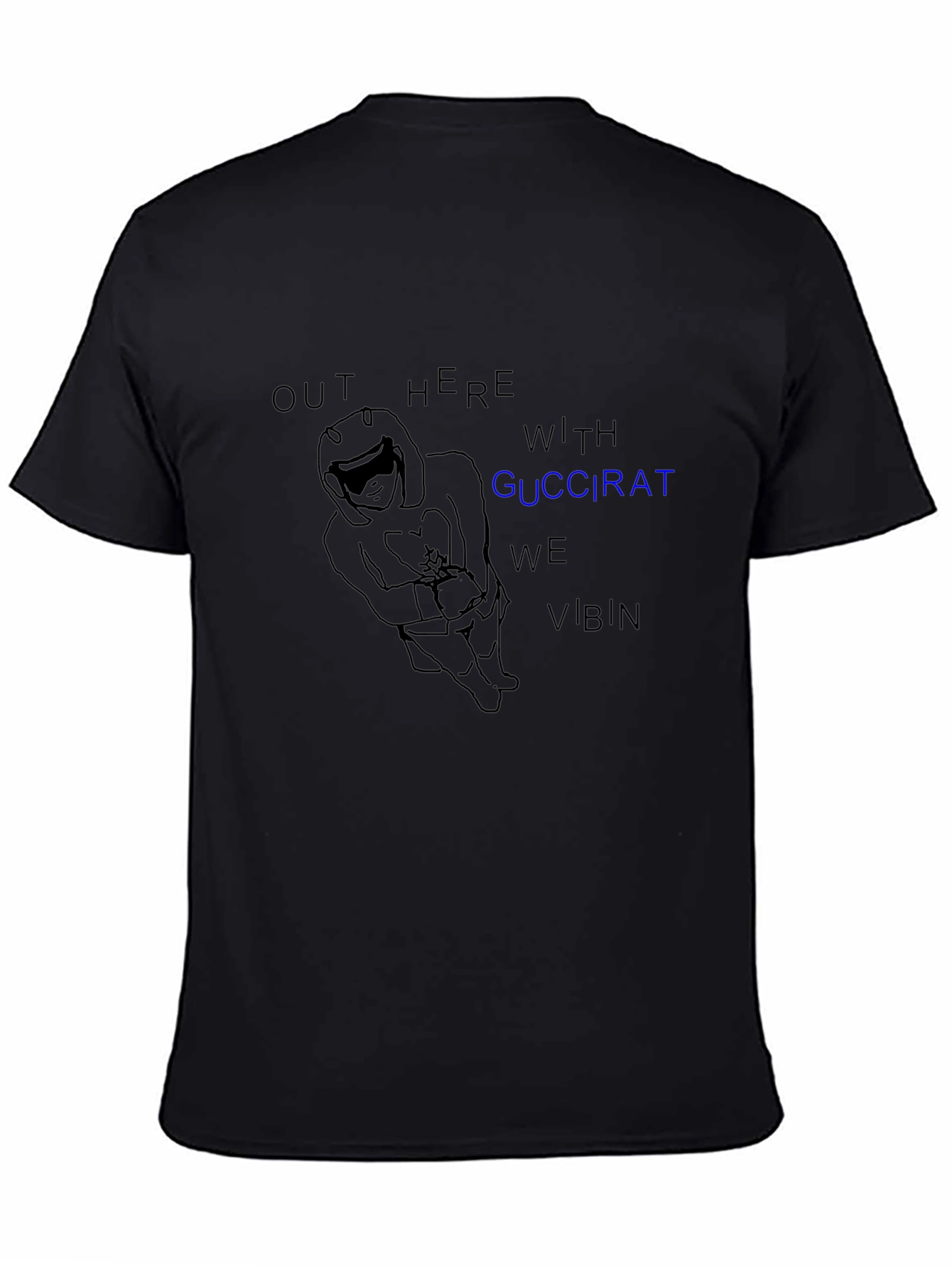 GucciRat VIBIN Graphic Tee - Black