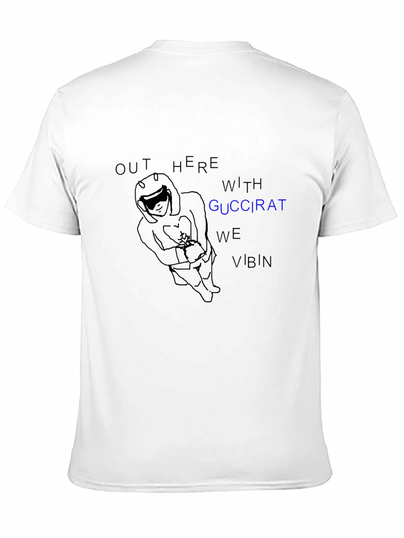 GucciRat VIBIN Graphic Tee - Black