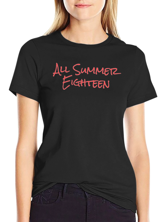 All Summer Eighteen Black Graphic Tee