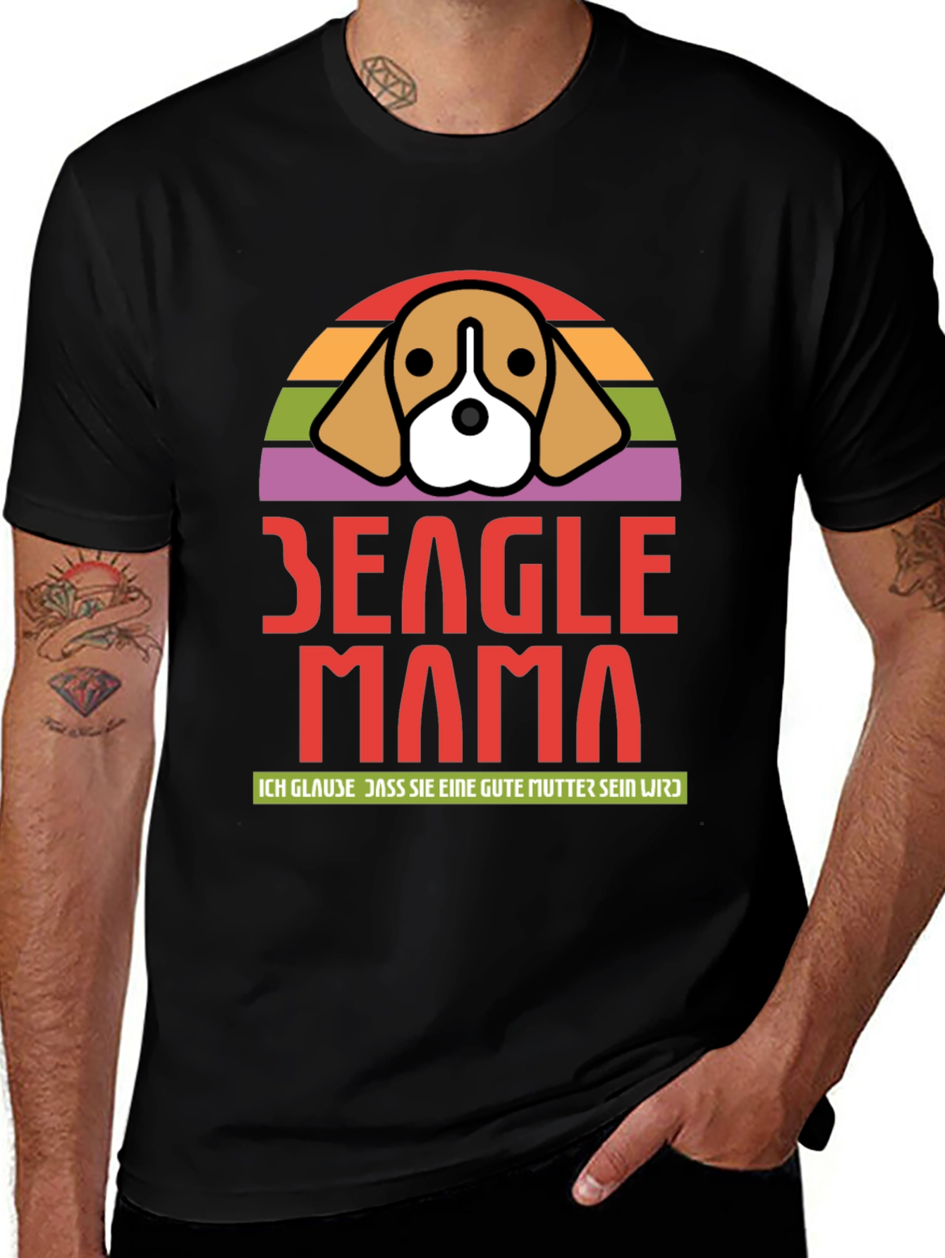 Beagle Mama T-Shirt - Dog Mom Tee