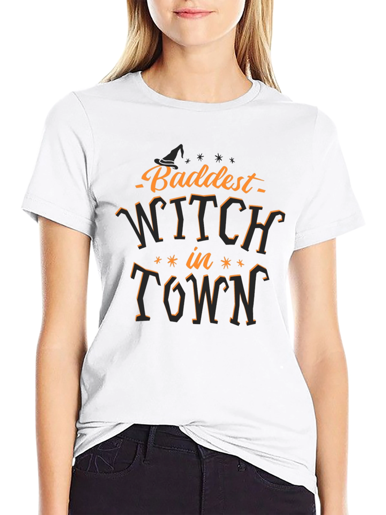 Baddest Witch in Town Graphic T-Shirt
