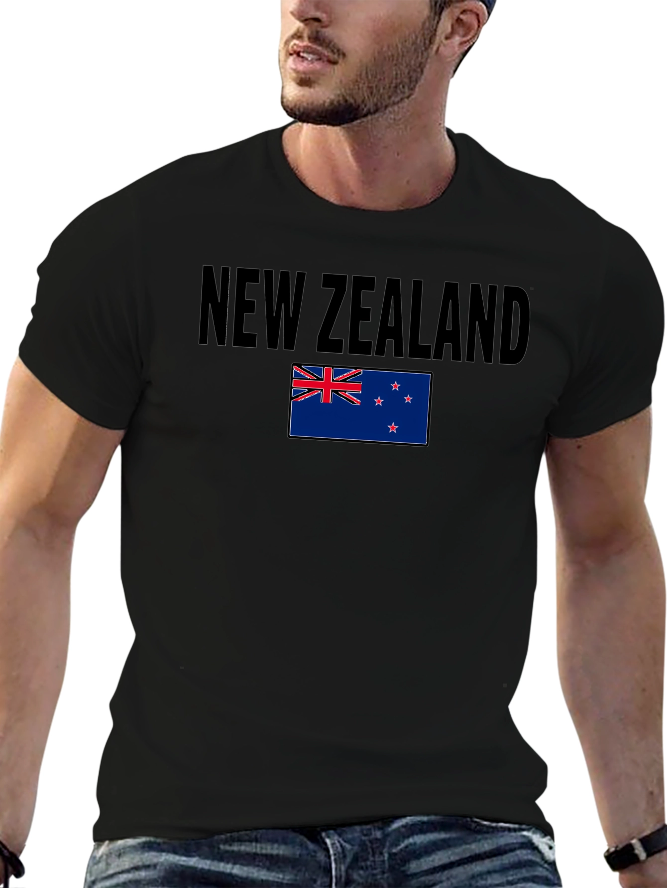 New Zealand Flag Graphic Tee - Casual Comfort