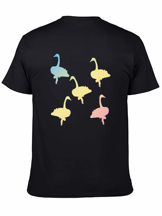 Goose Graphic Tee - Stylish Mens Black T-Shirt
