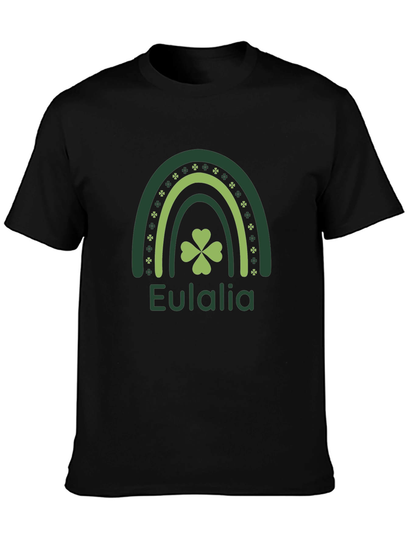 Eulalia St. Patricks Day Rainbow Shamrock T-Shirt