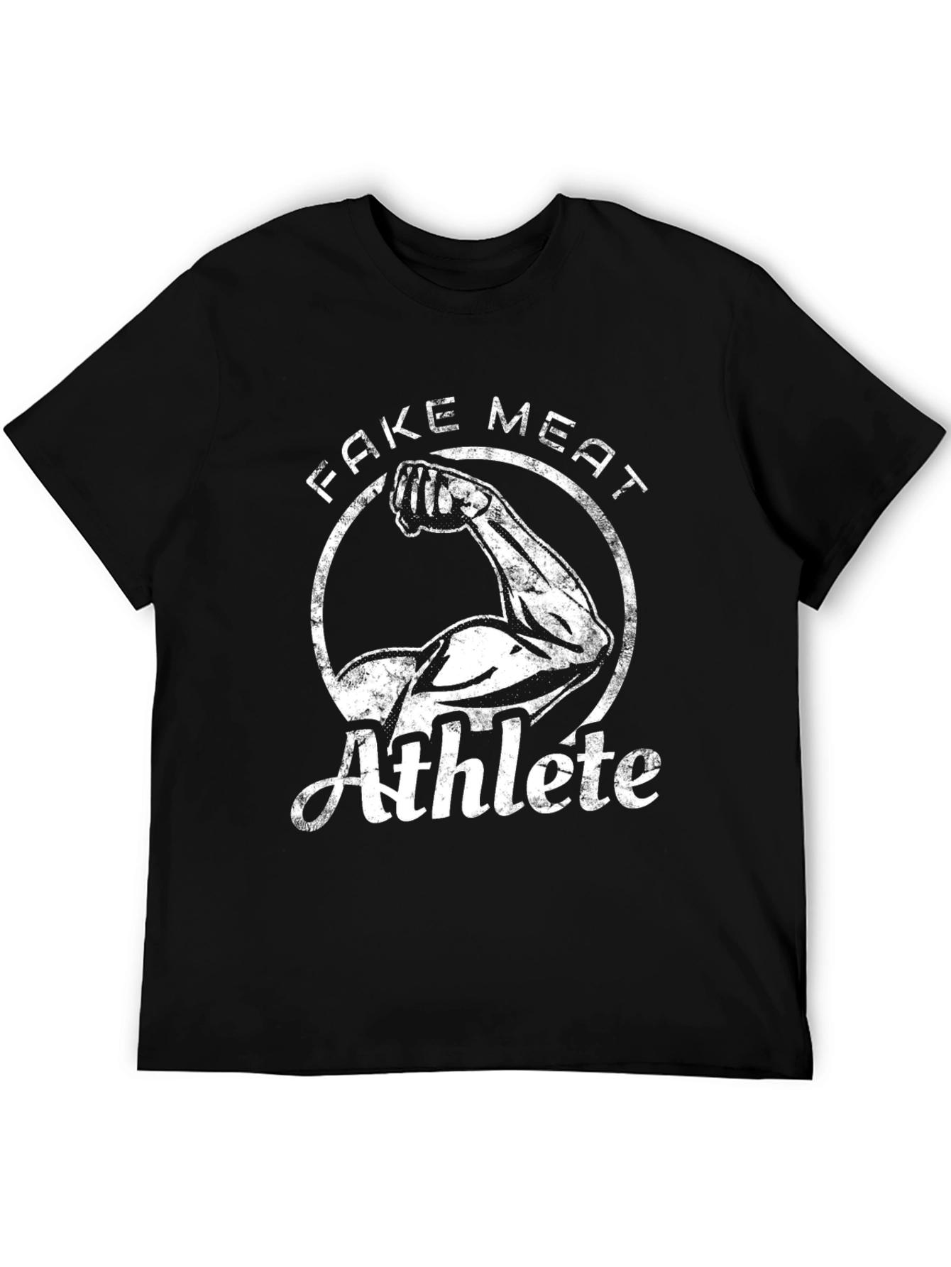 Fake Meat Athlete Black Graphic T-Shirt