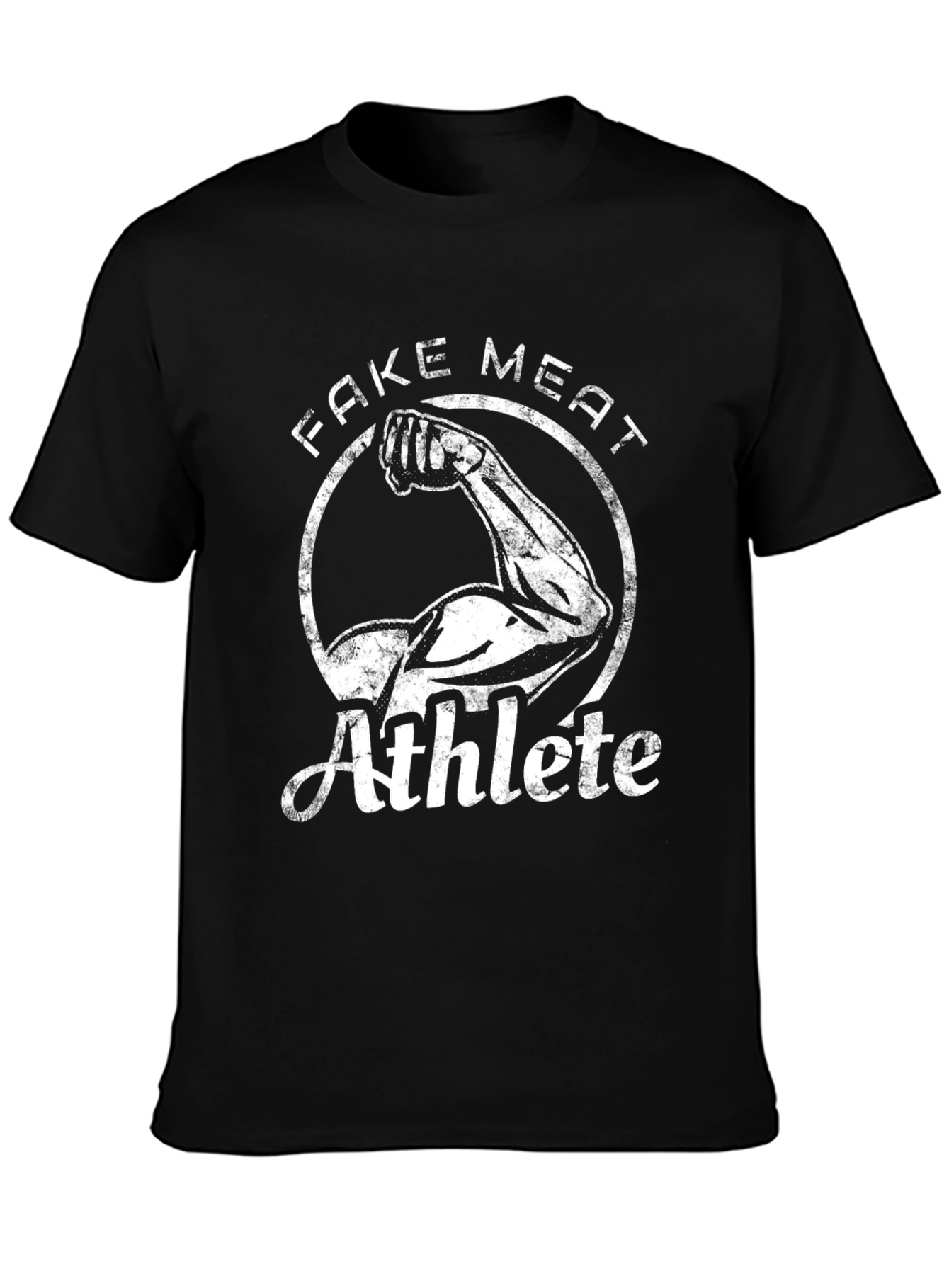 Fake Meat Athlete Black Graphic T-Shirt