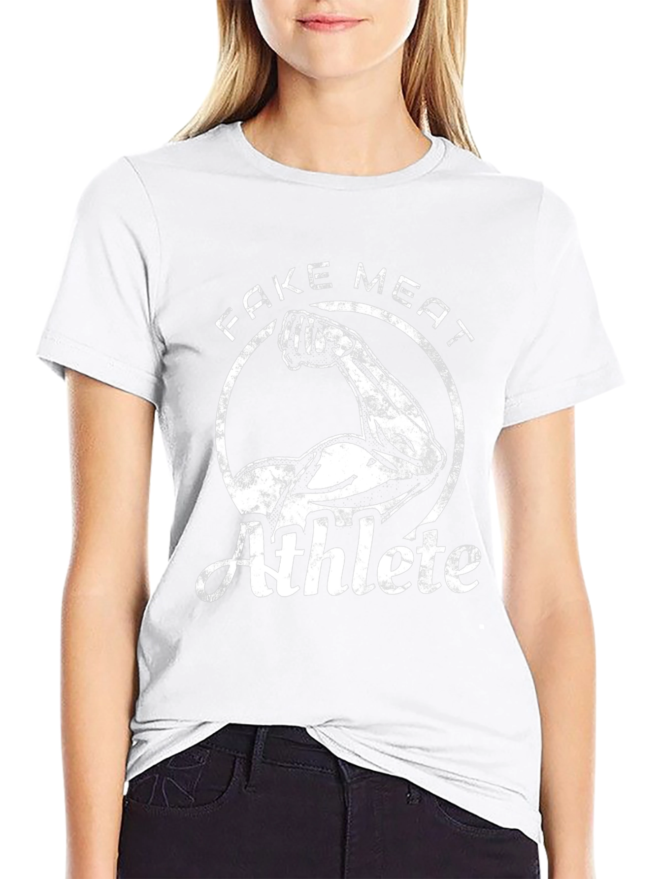 Fake Meat Athlete Black Graphic T-Shirt