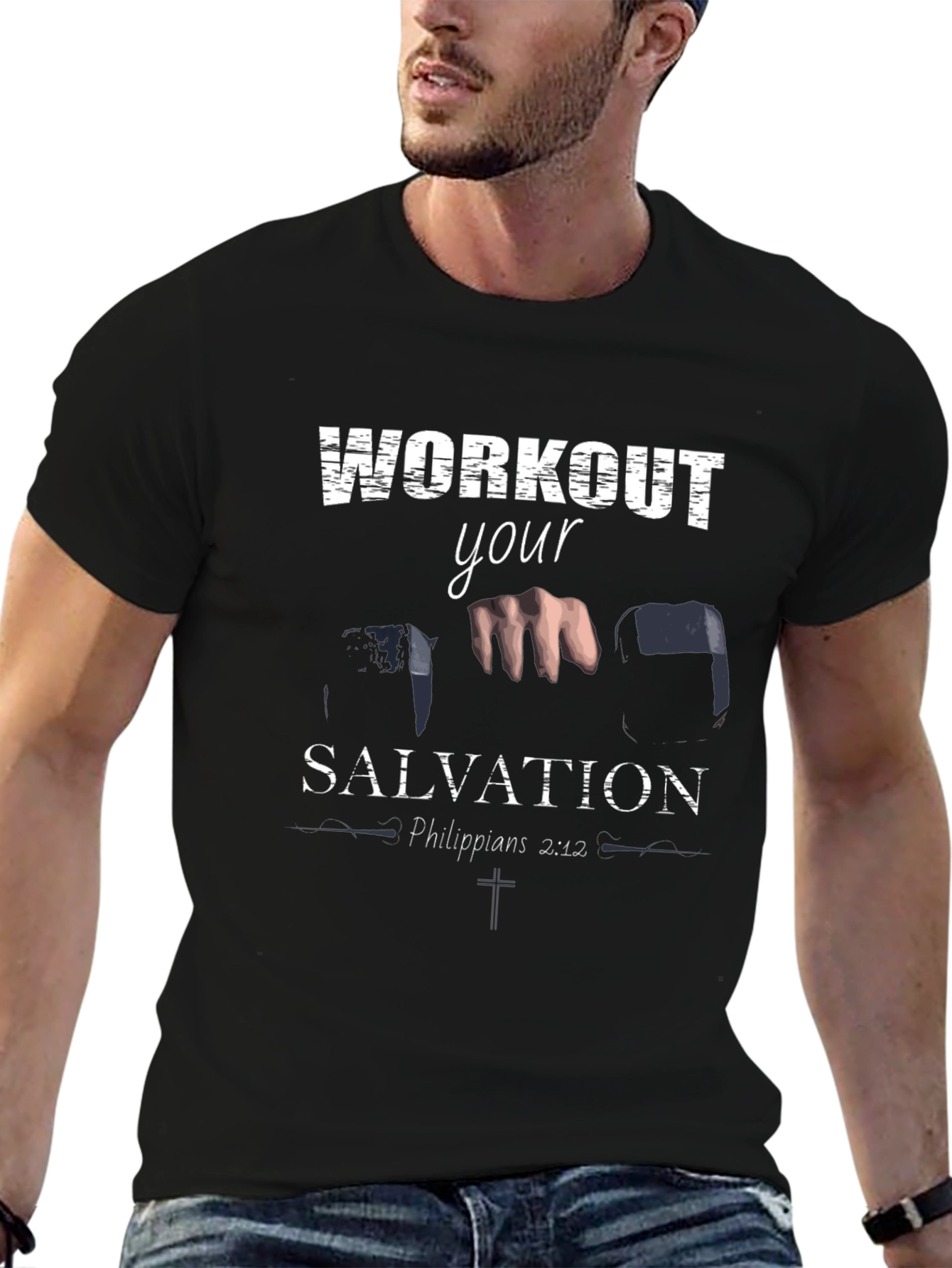 Workout Your Salvation Christian T-Shirt