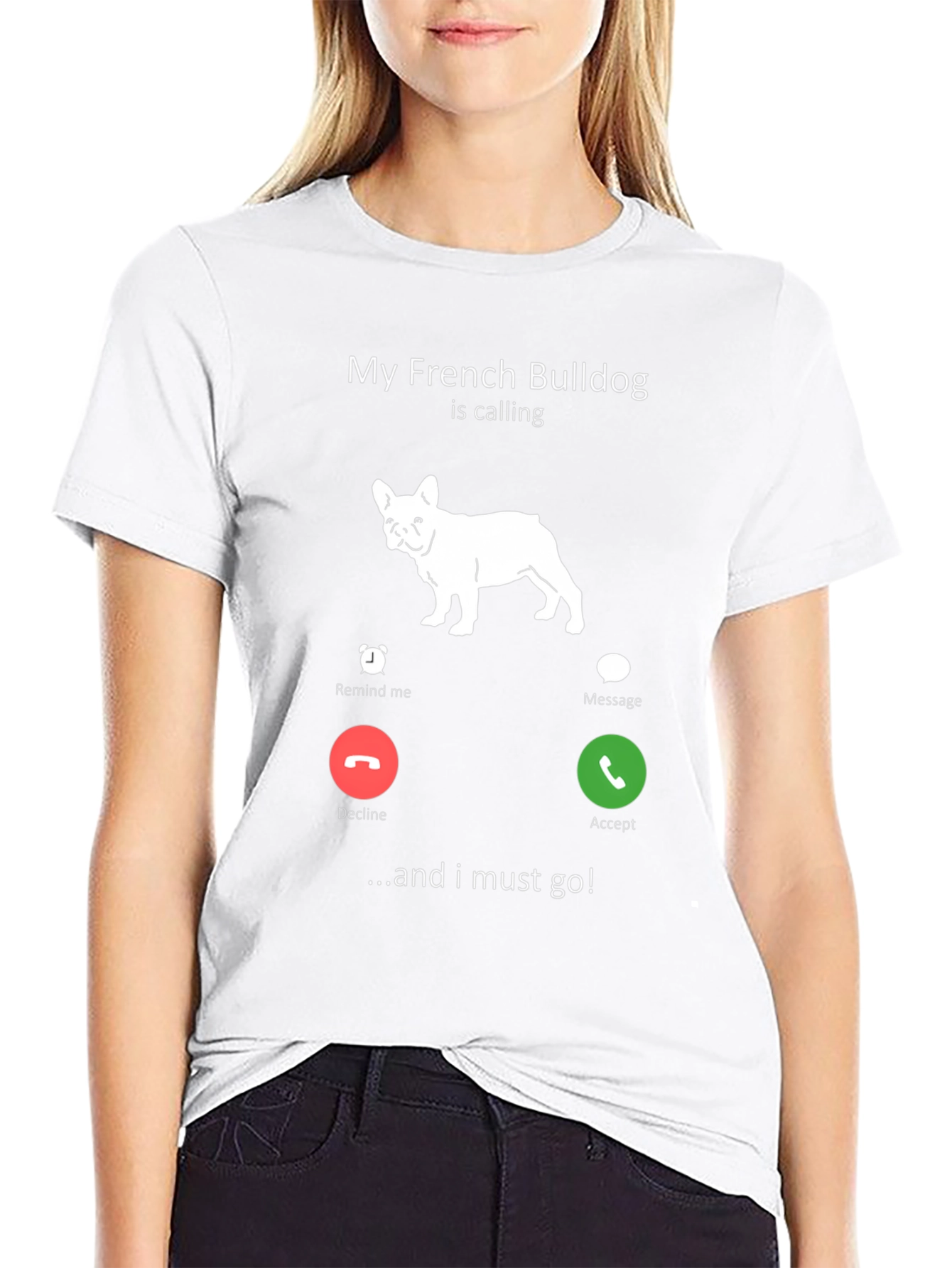 French Bulldog Calling T-Shirt - Dog Lover Tee