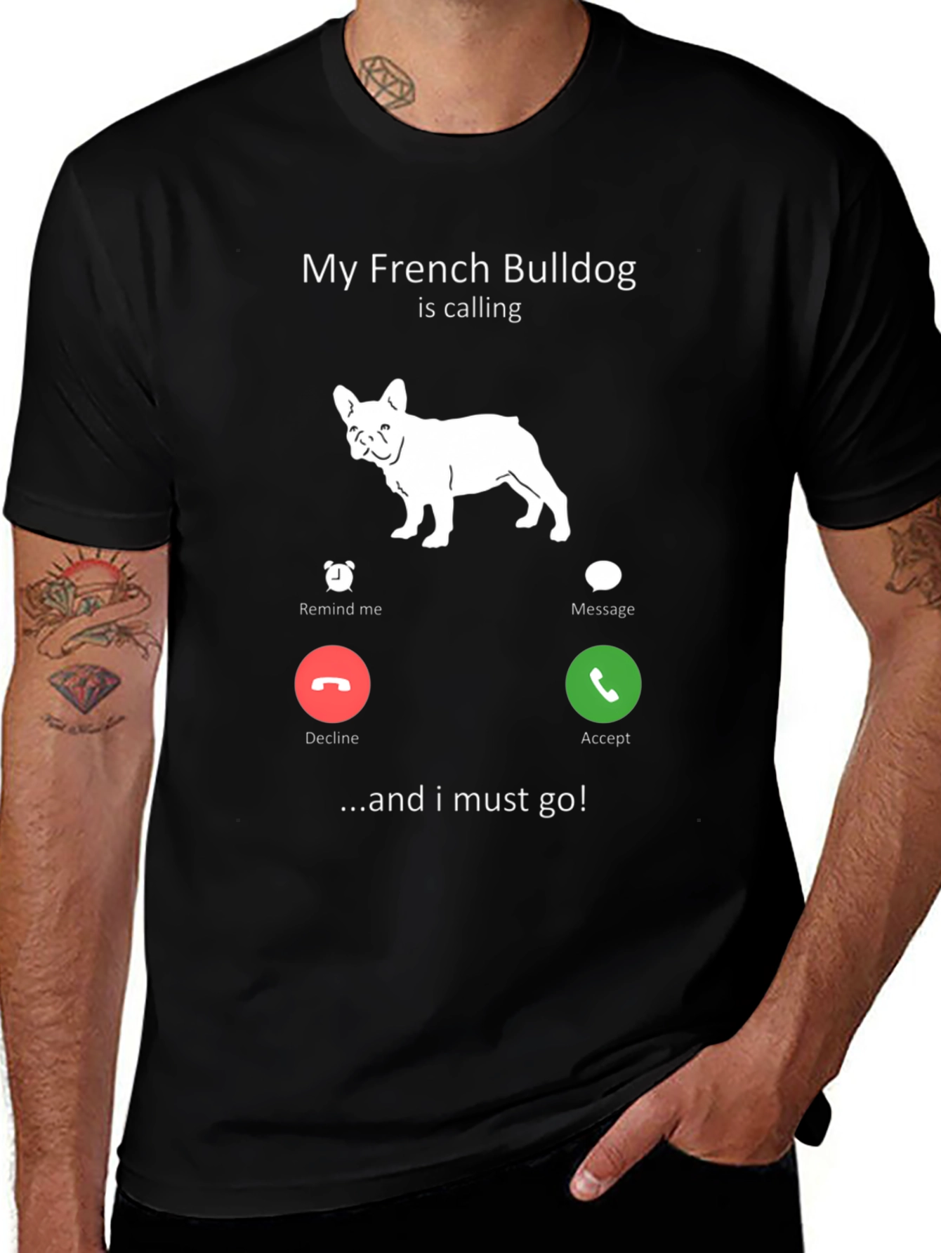 French Bulldog Calling T-Shirt - Dog Lover Tee