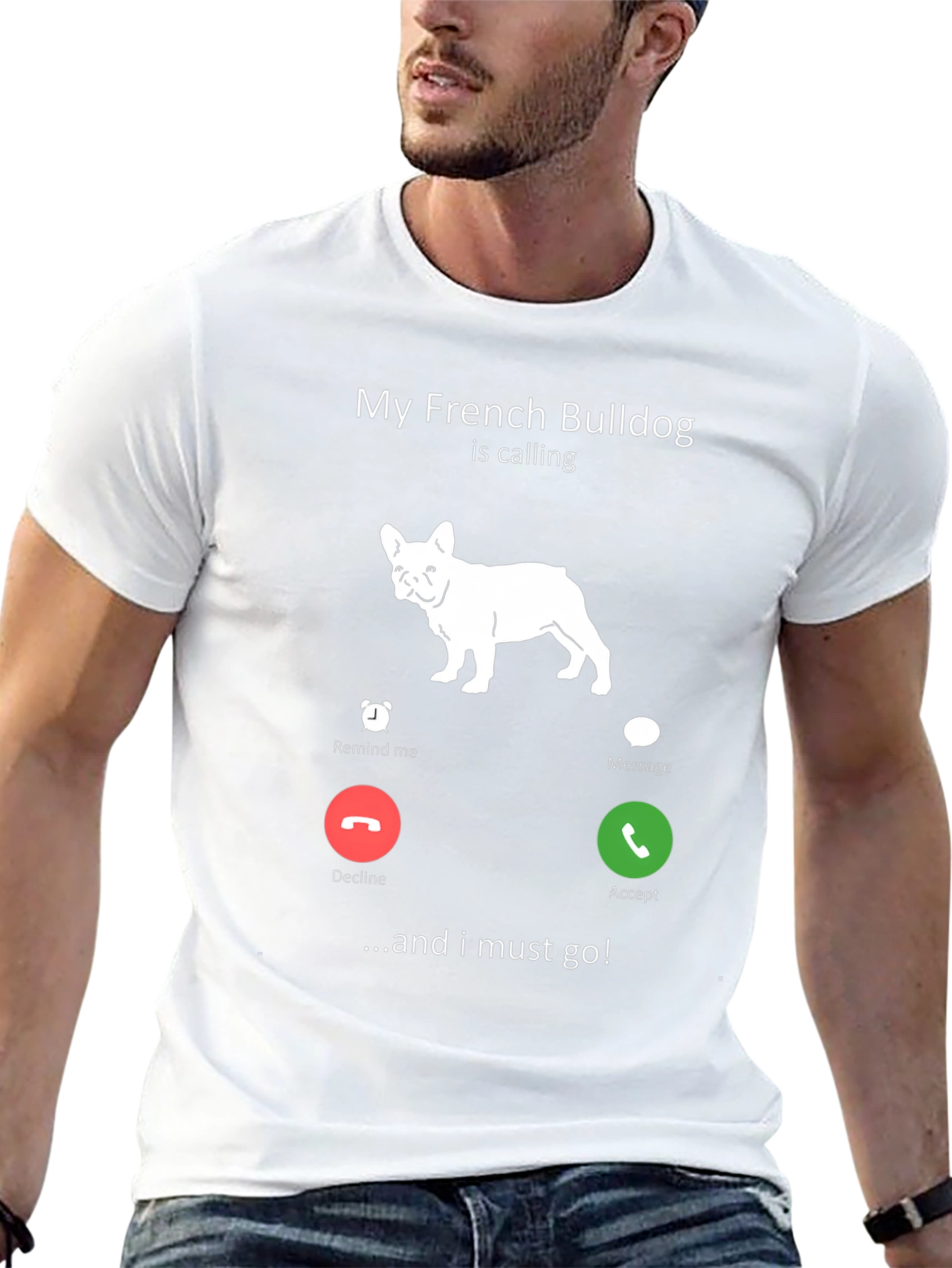 French Bulldog Calling T-Shirt - Dog Lover Tee