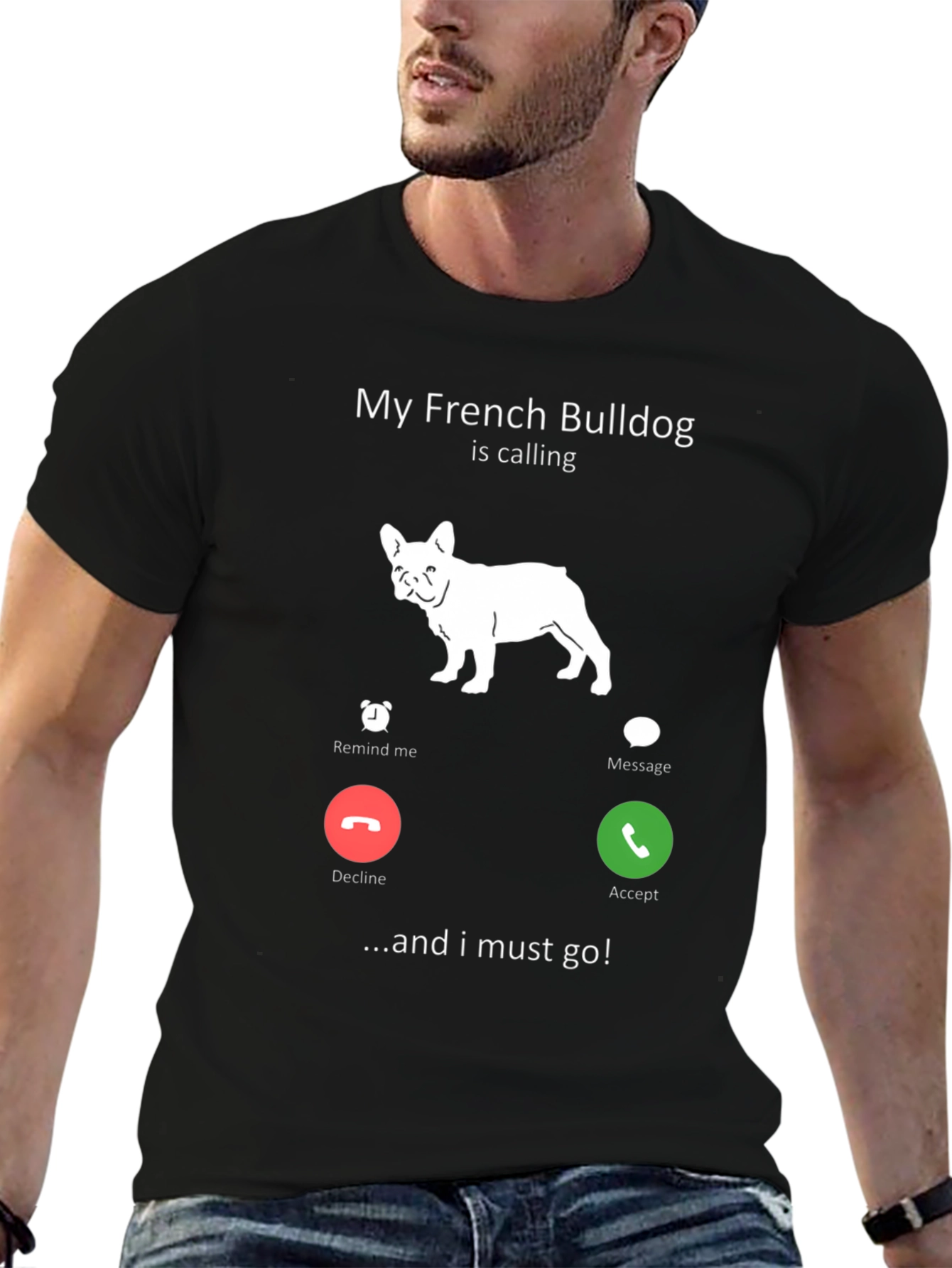 French Bulldog Calling T-Shirt - Dog Lover Tee