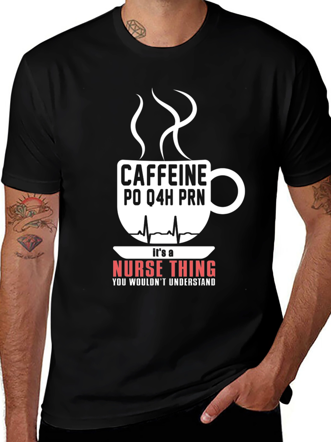 Nurse Caffeine T-Shirt - Its A Nurse Thing