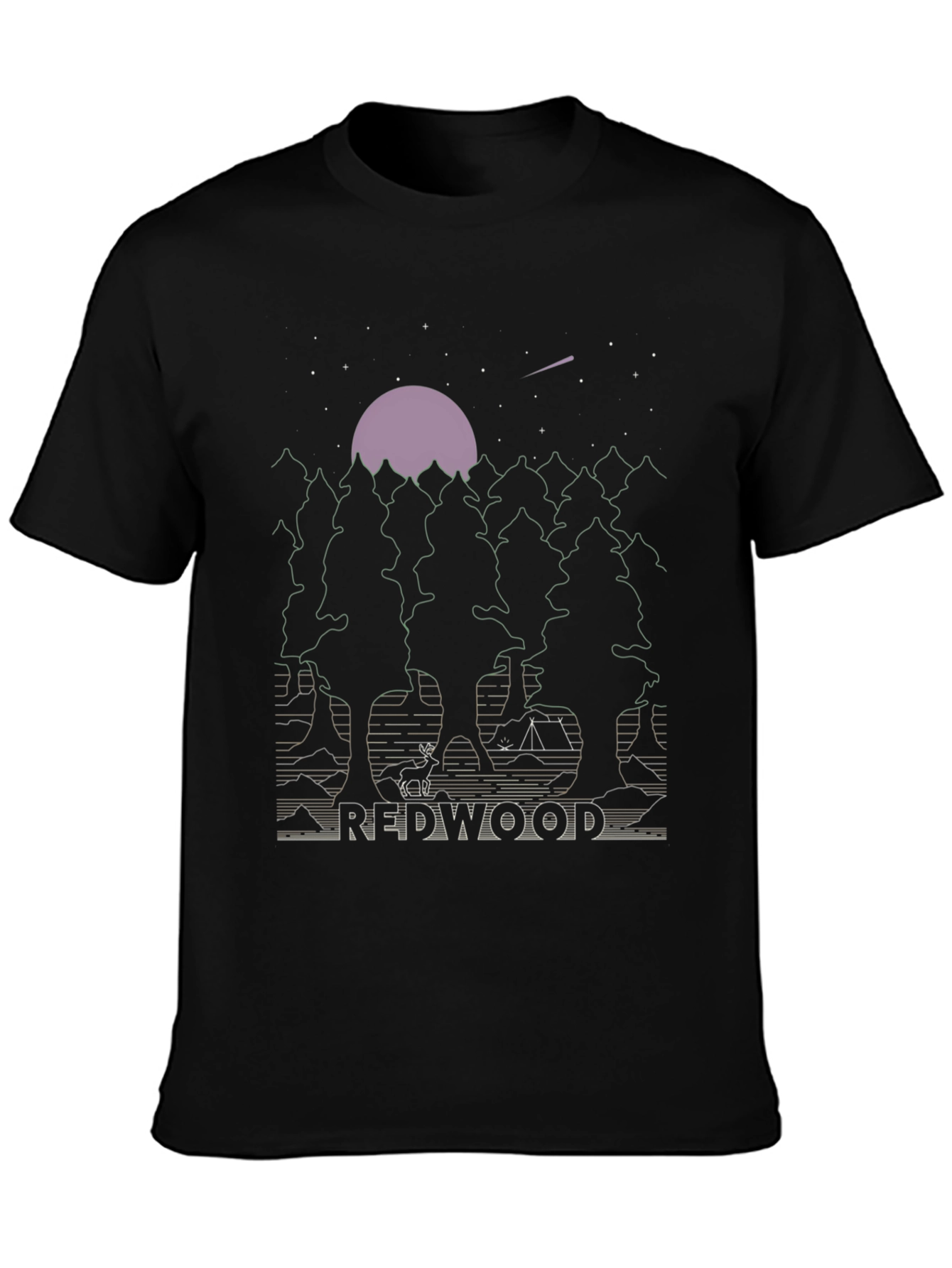 Redwood Forest Graphic T-Shirt
