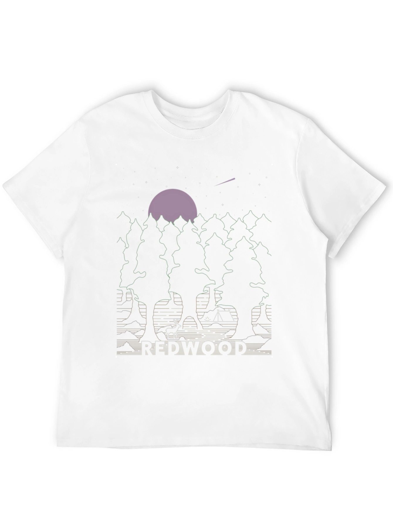 Redwood Forest Graphic T-Shirt