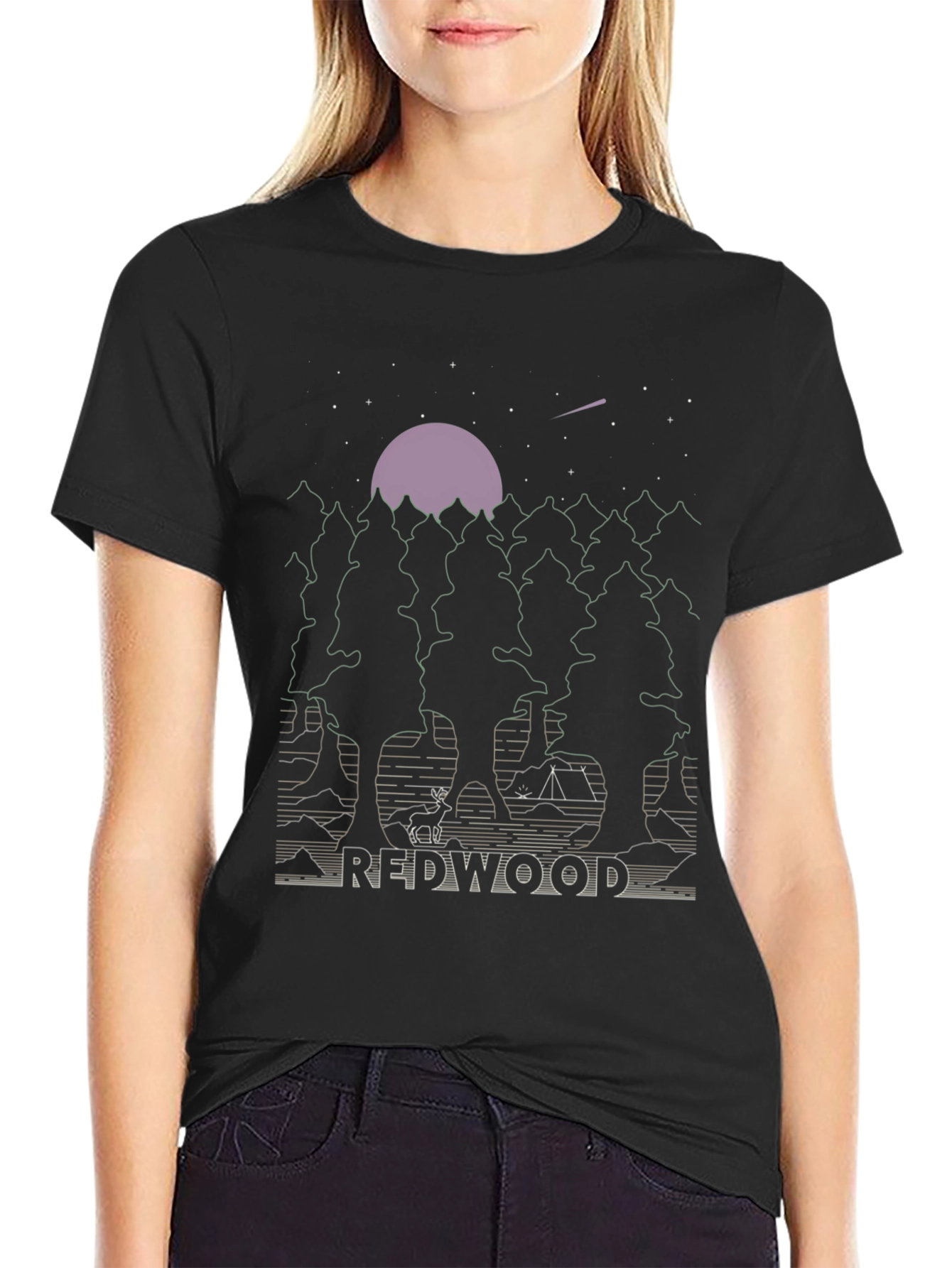 Redwood Forest Graphic T-Shirt