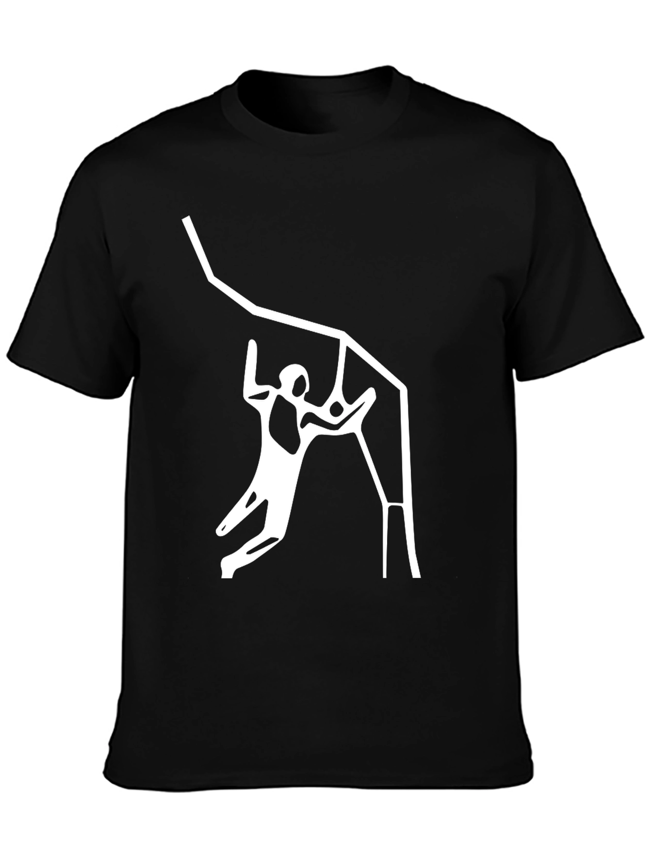 Climbing T-Shirt: Bold Graphic Tee