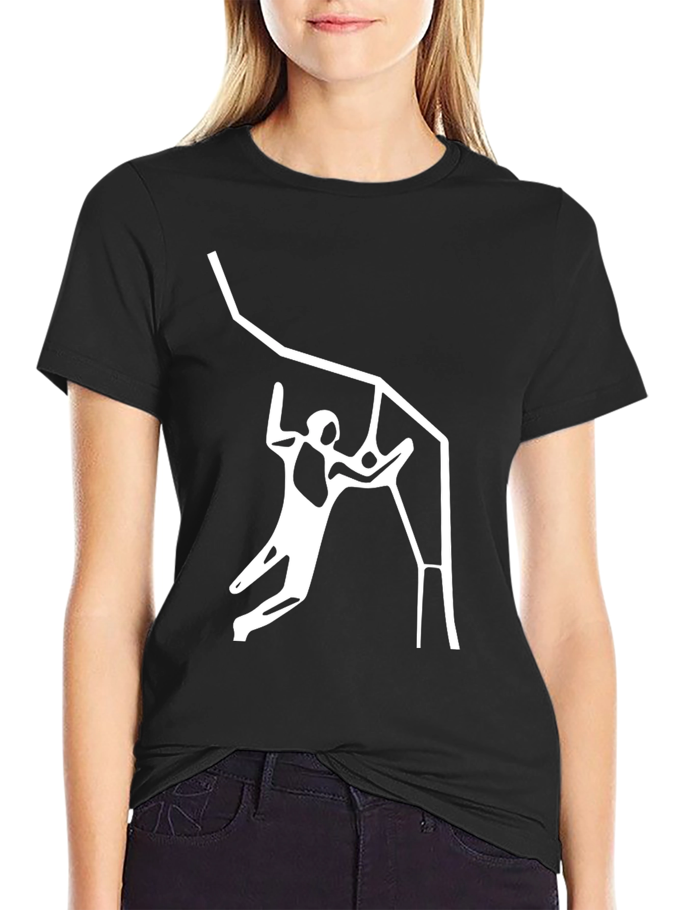 Climbing T-Shirt: Bold Graphic Tee