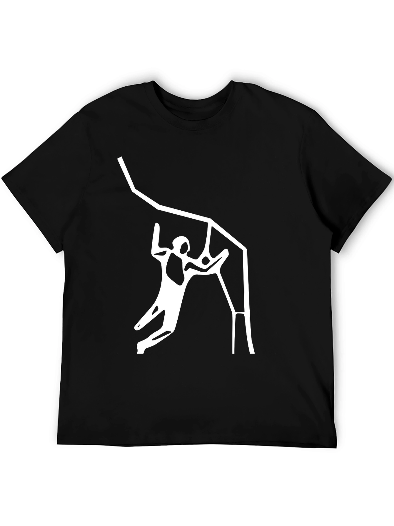 Climbing T-Shirt: Bold Graphic Tee