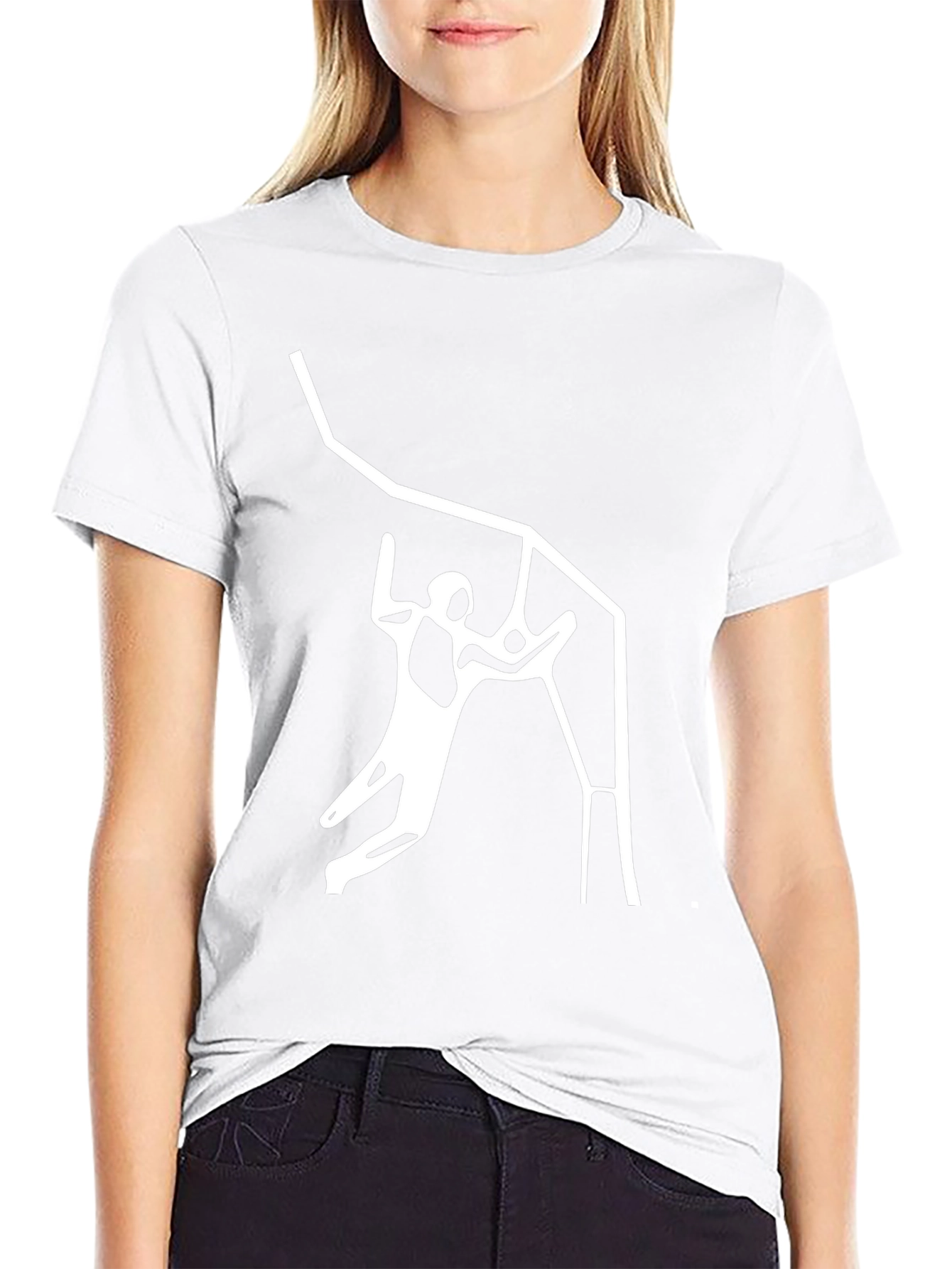 Climbing T-Shirt: Bold Graphic Tee