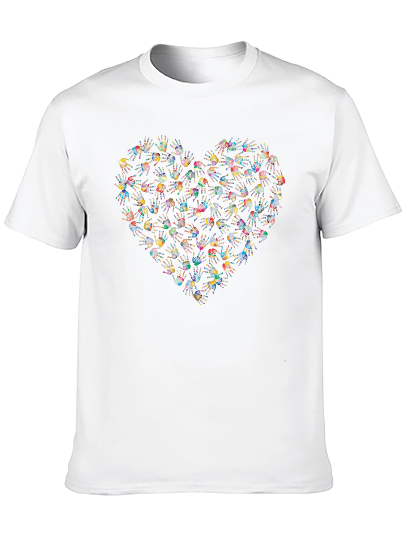 Heart Handprint Graphic T-Shirt