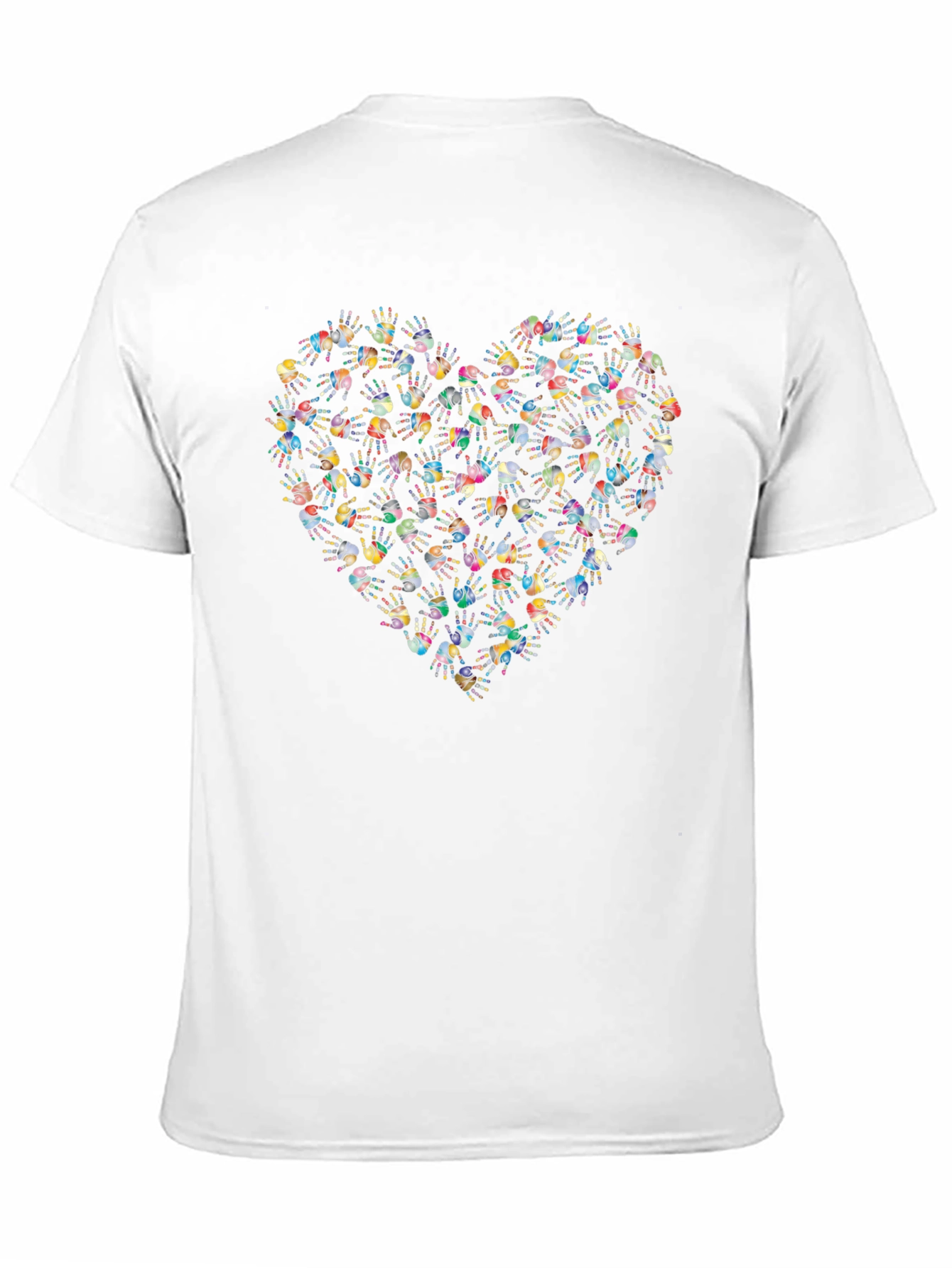 Heart Handprint Graphic T-Shirt