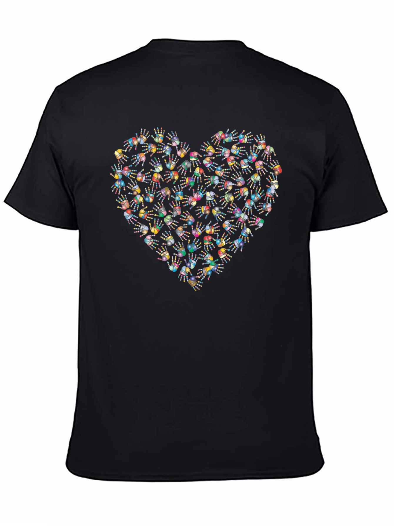 Heart Handprint Graphic T-Shirt