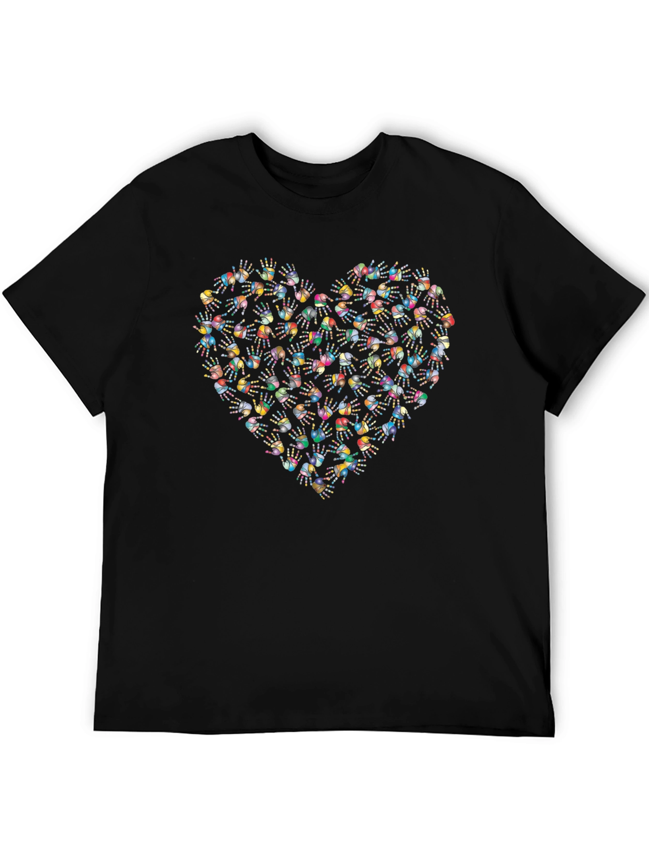Heart Handprint Graphic T-Shirt