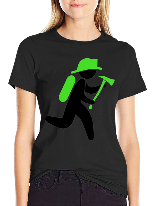Firefighter Graphic Tee - Black