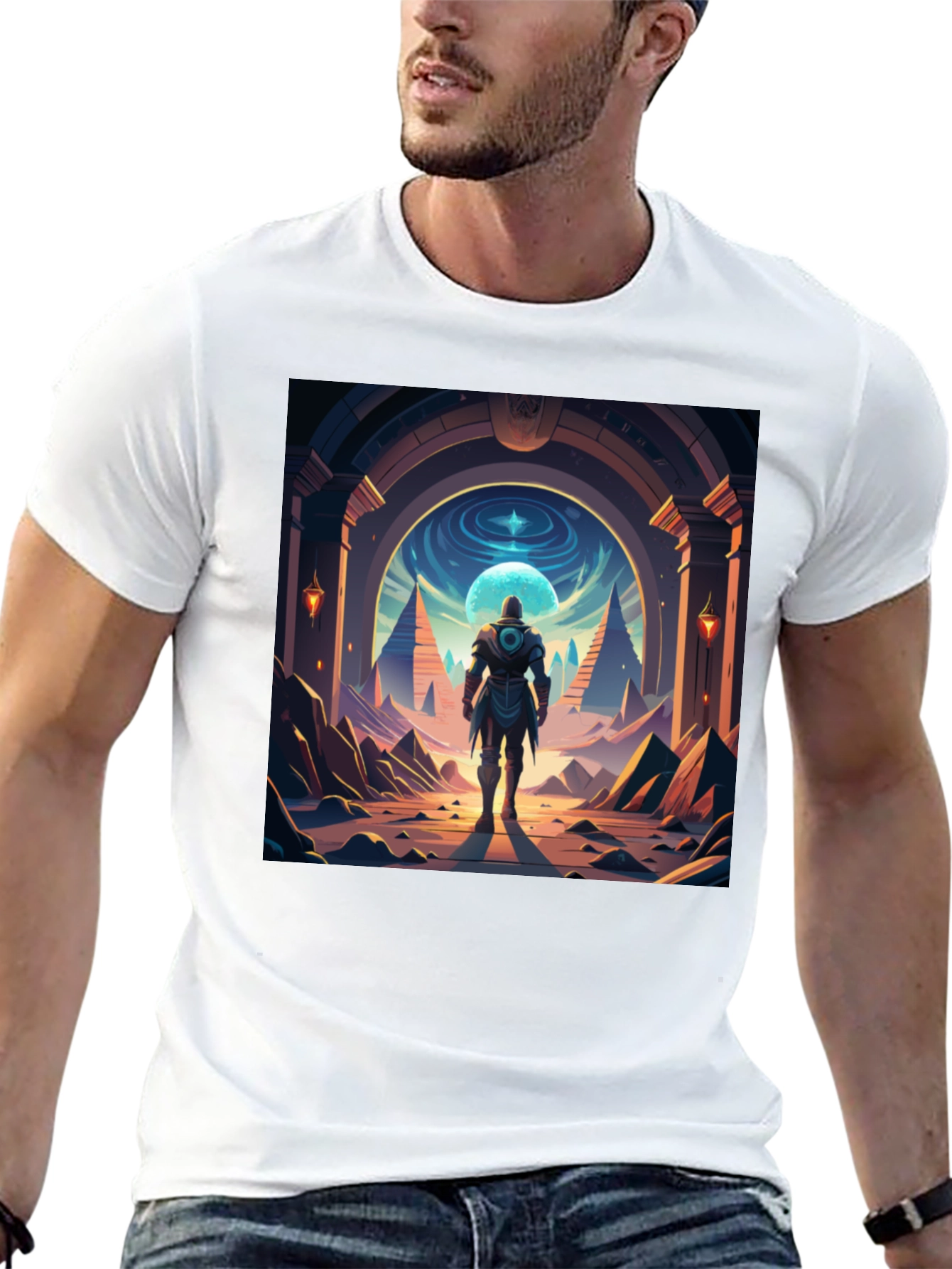 Sci-Fi Voyager T-Shirt - Gateway to Adventure