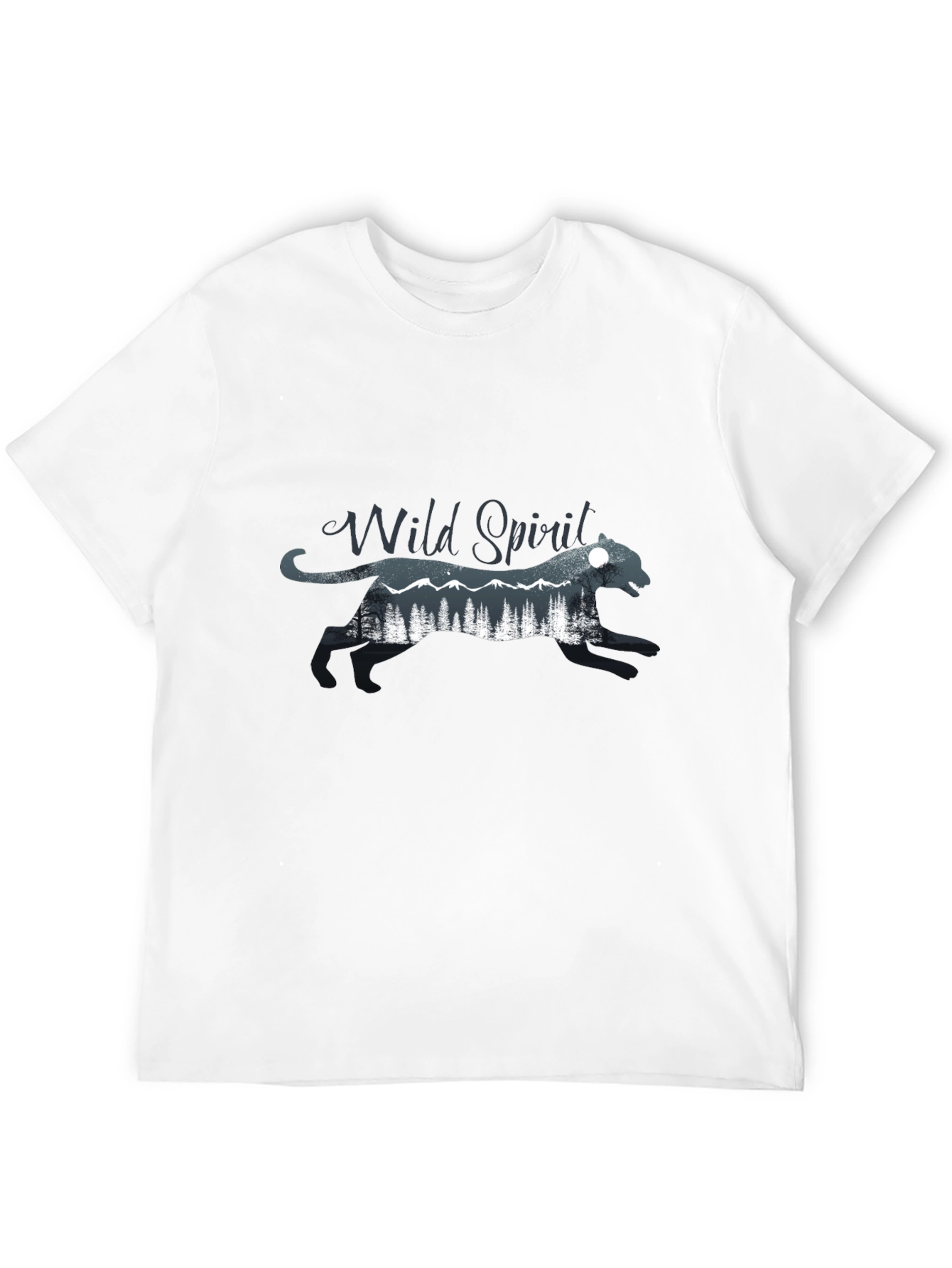 Wild Spirit Graphic Black T-Shirt