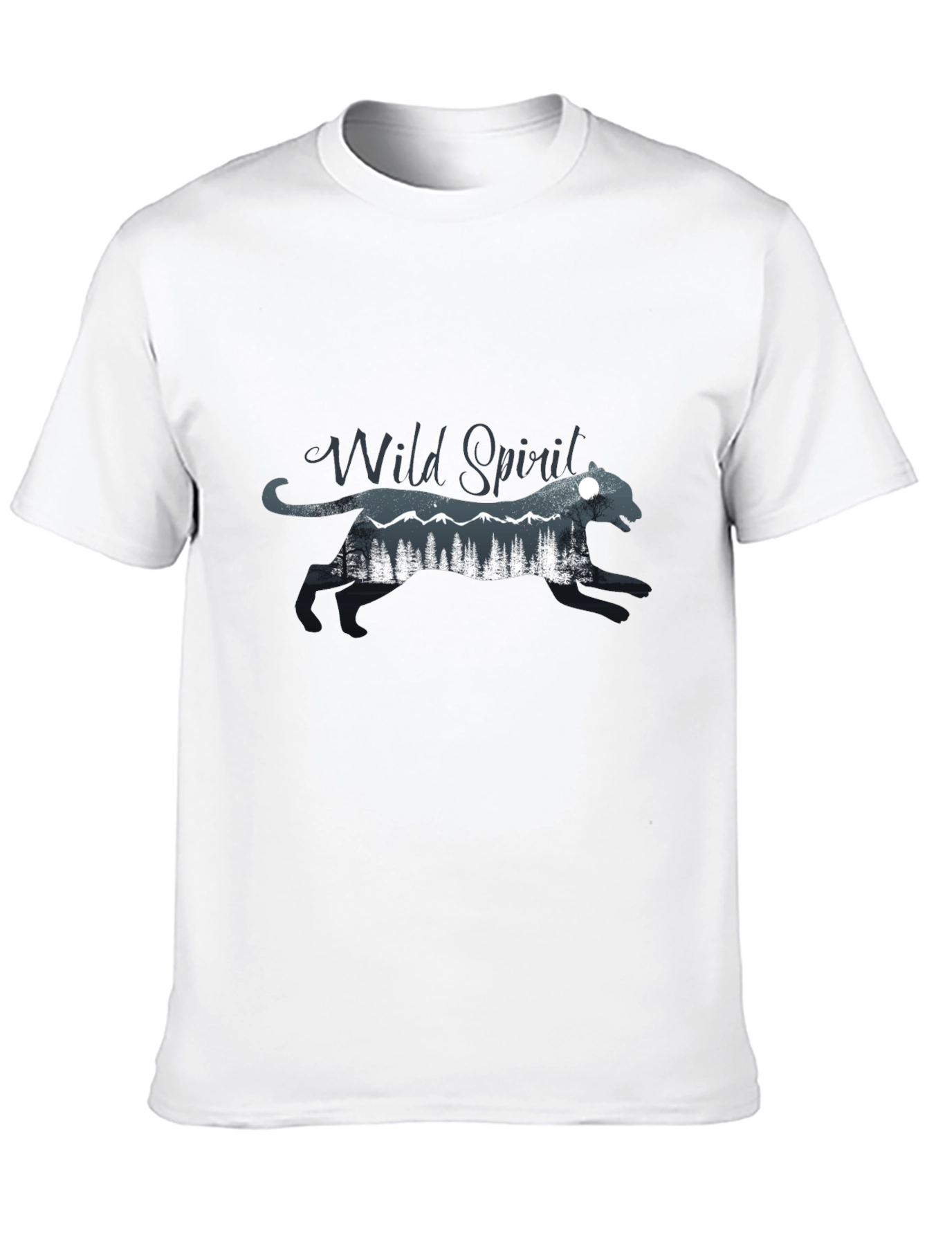 Wild Spirit Graphic Black T-Shirt