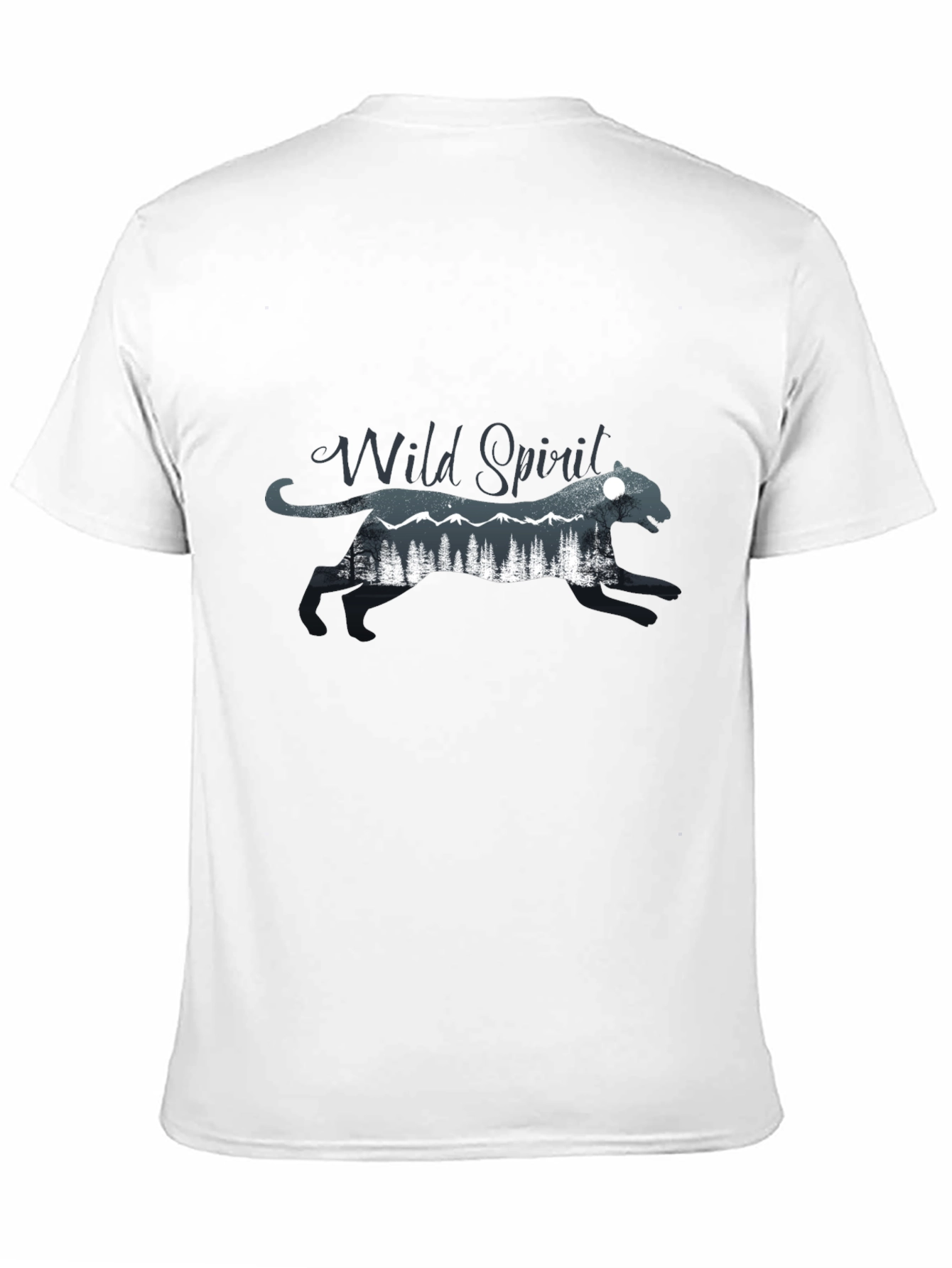 Wild Spirit Graphic Black T-Shirt